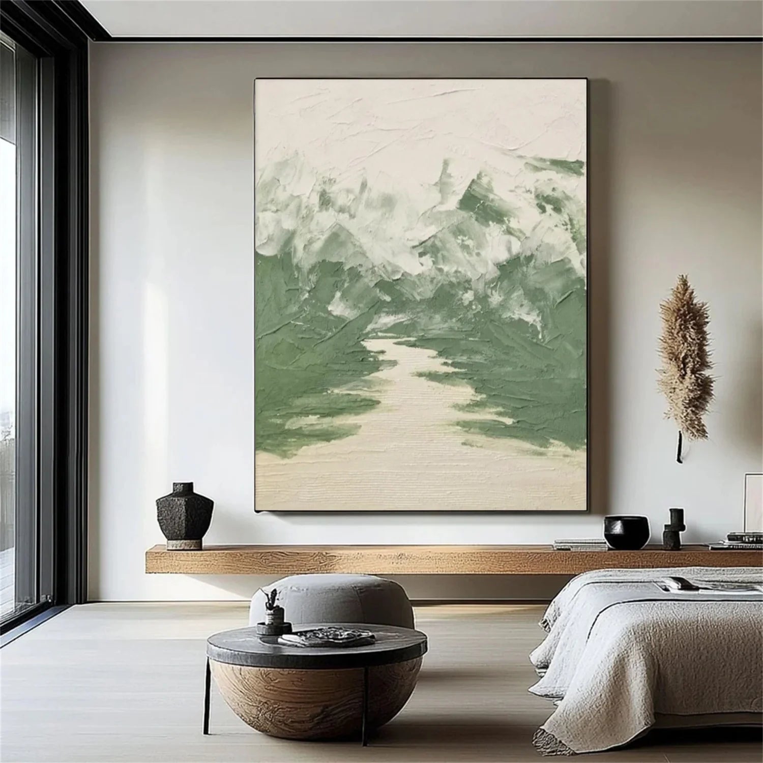 Minimalist Mountain Canvas Art #MD293