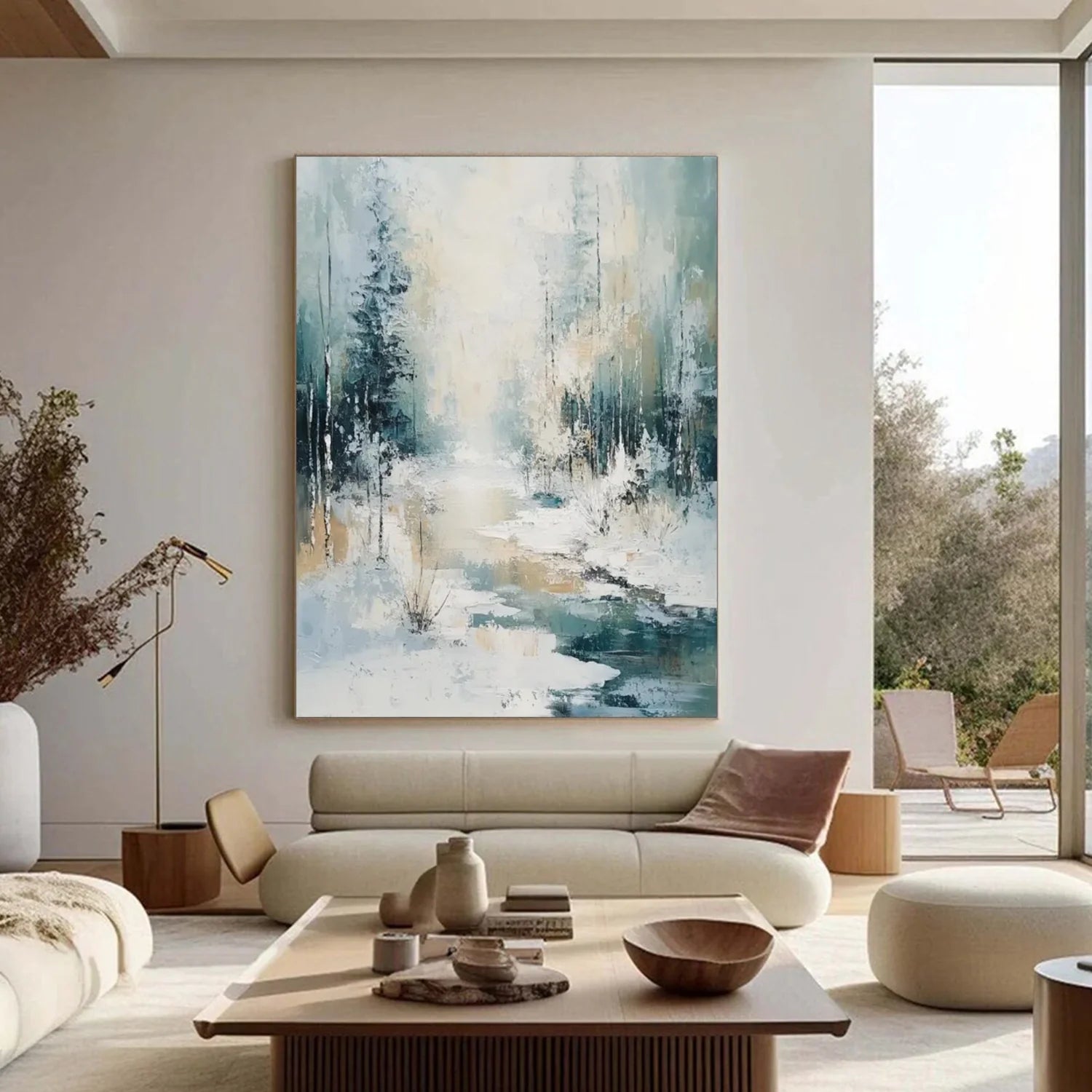 Flower & Tree Abstract_Wall Art #FT159