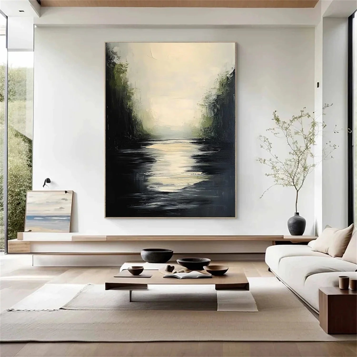 Sea & Sky Abstract Wall Art #SK127