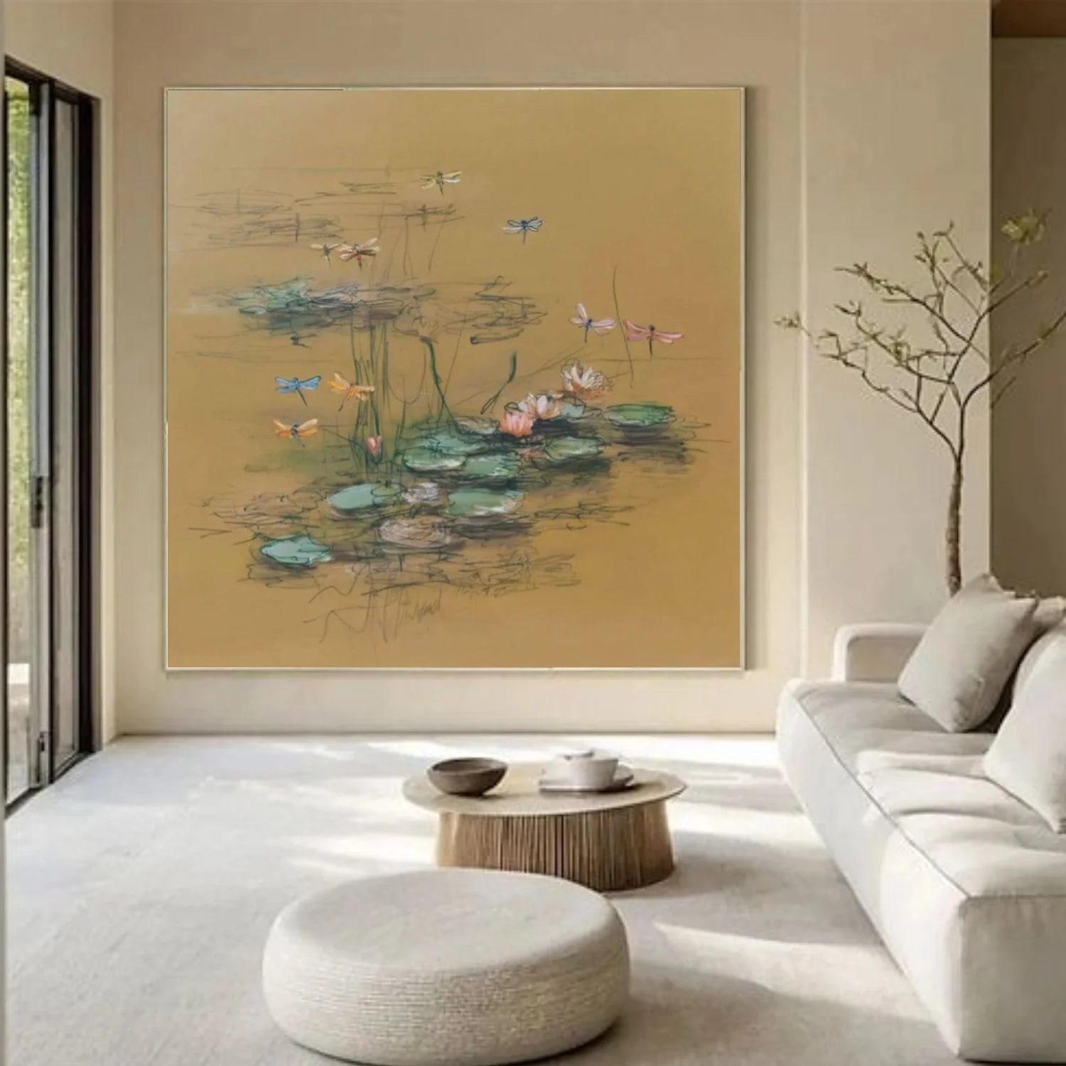 Flower & Tree Abstract_Wall Art #FT175