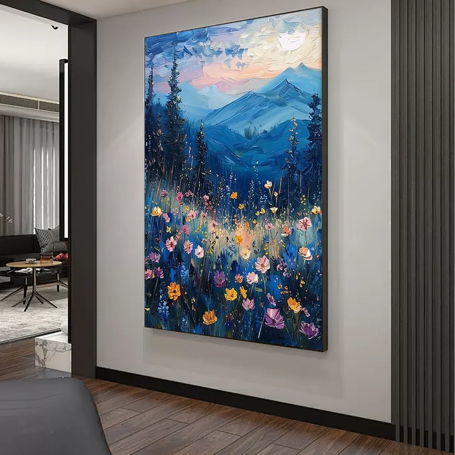 Flower & Tree Abstract Wall Art #FT119