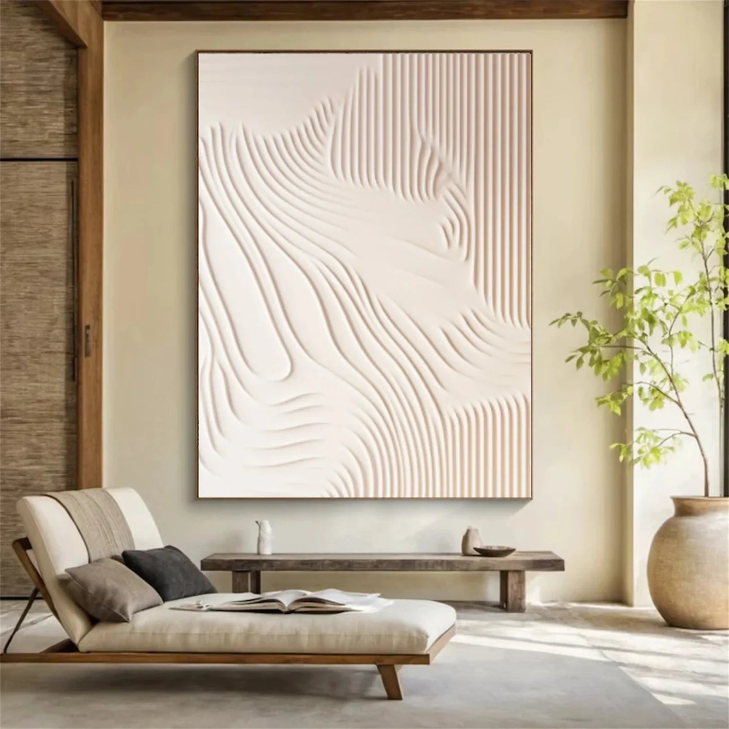 Minimalist Brown & Beige Art #MB010