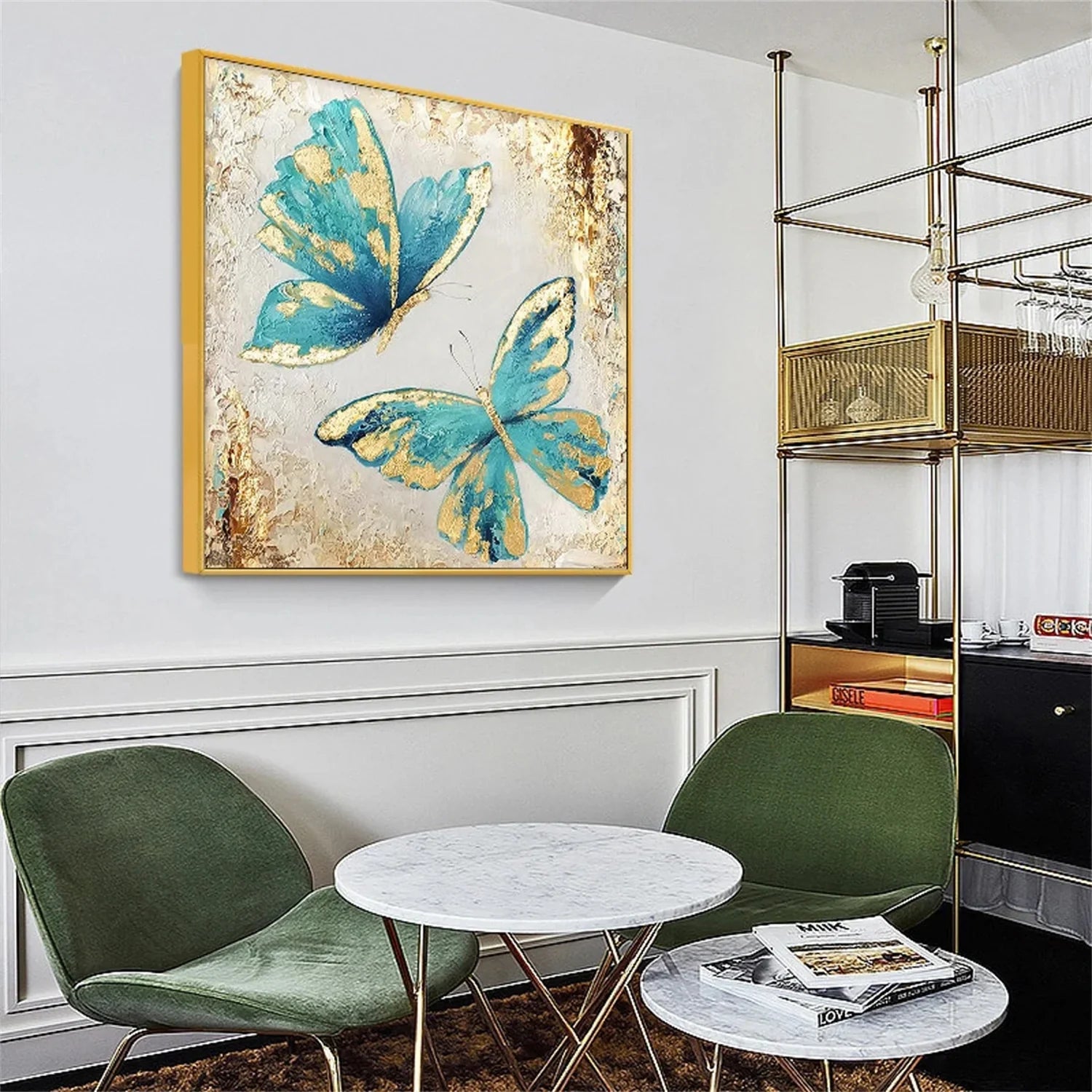 Colorful Abstract Animal Wall Art #AM054