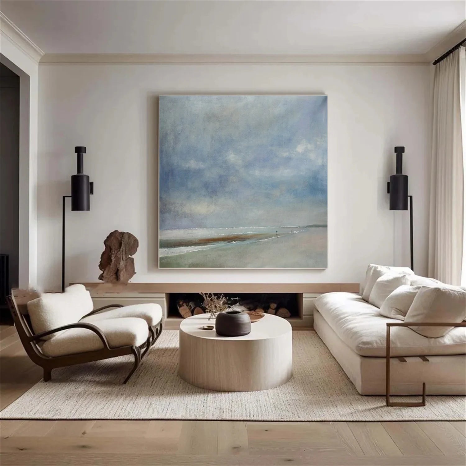 Sea & Sky Abstract Wall Art #SK167