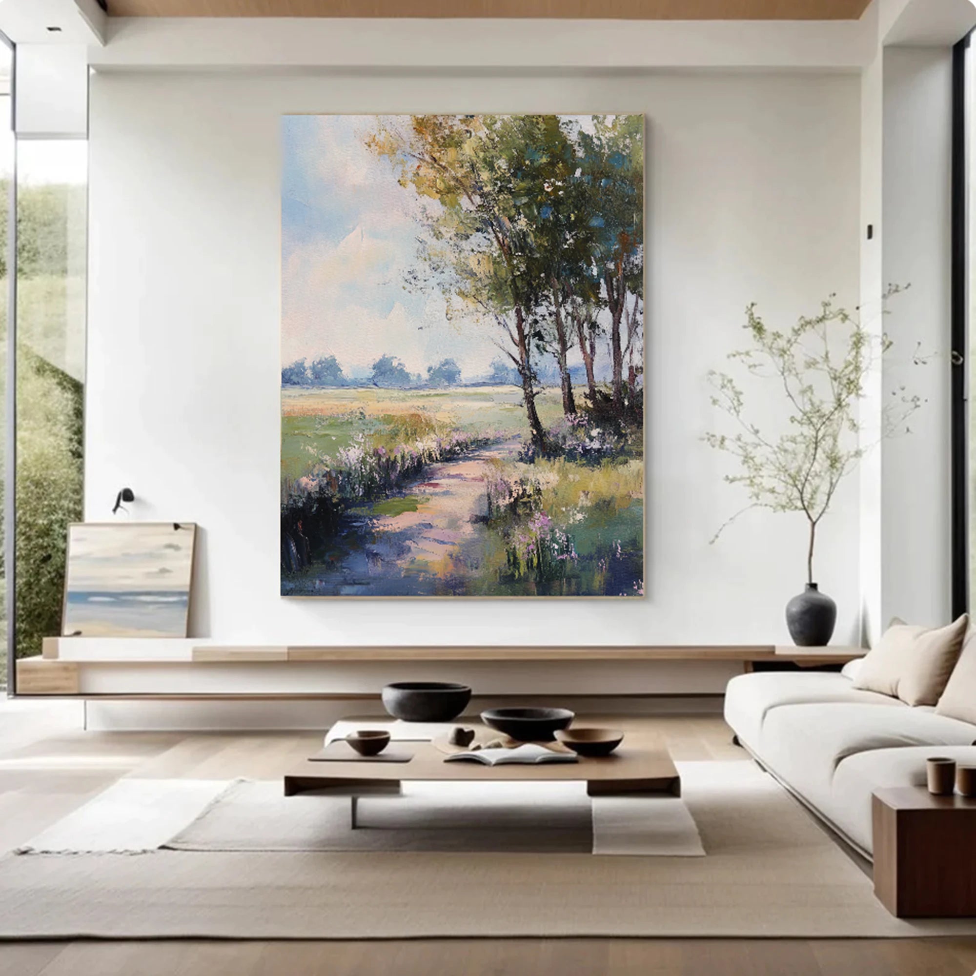 Original Hand-Painted Impressionist Landscape Oil Painting #FJ591