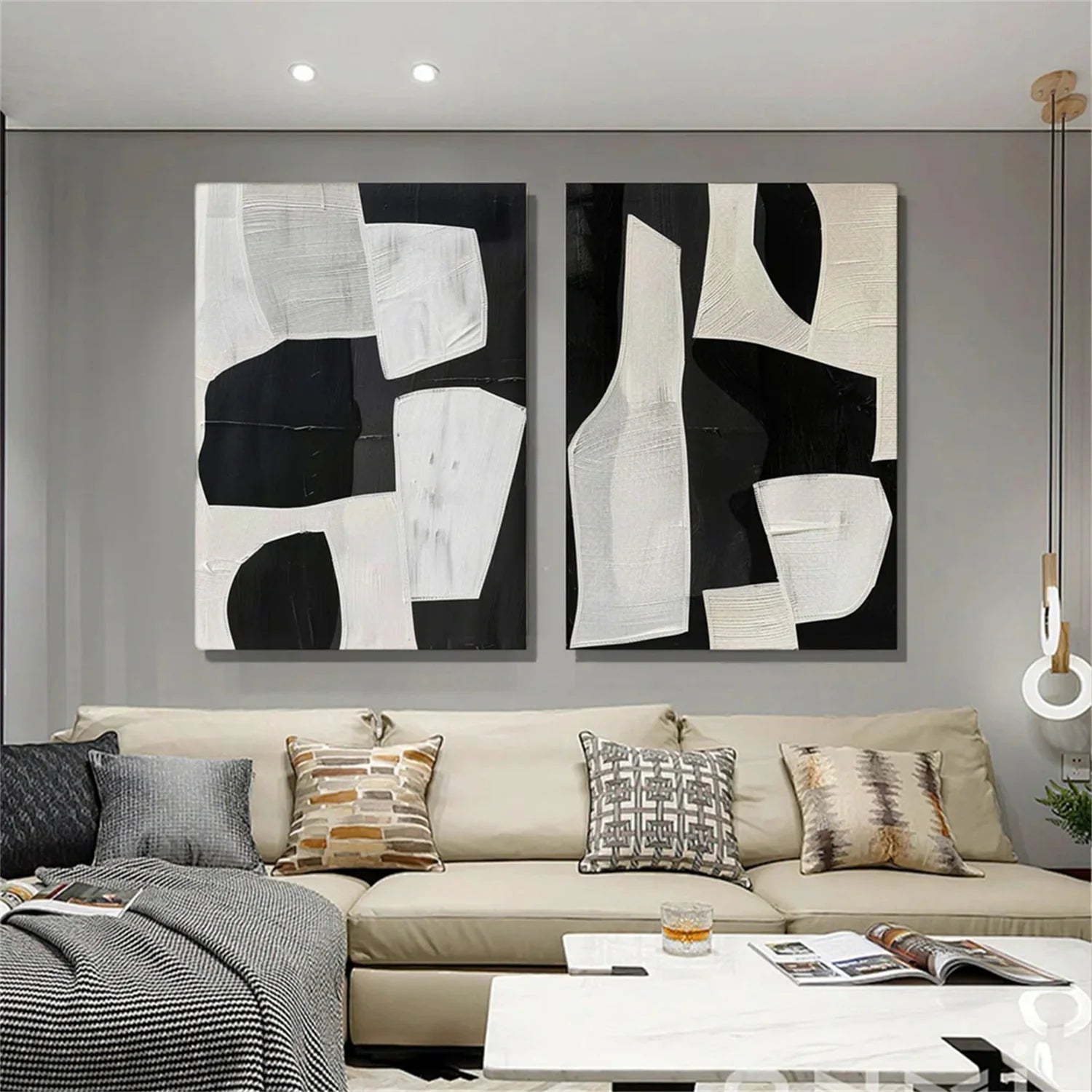 Abstract Tranquility Set of 2 #WA296