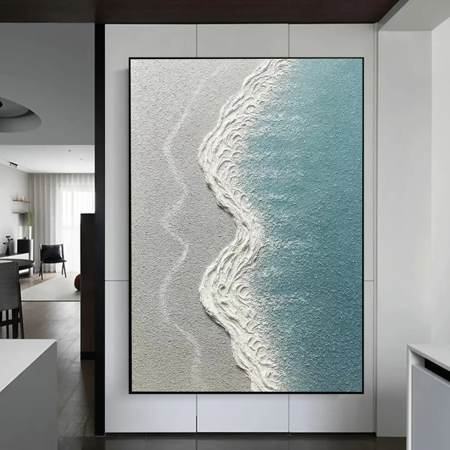 Sea & Sky Abstract_Textured_Wall Art #SK171