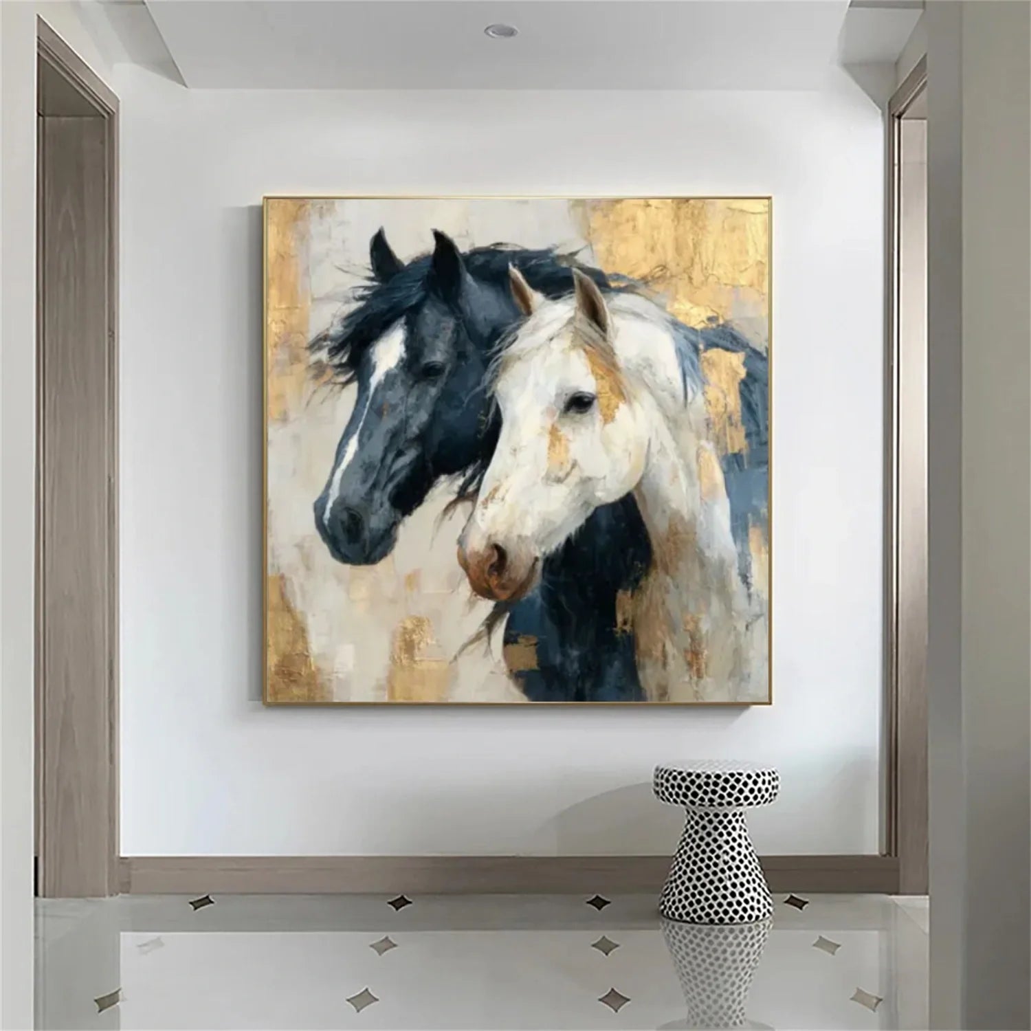 Abstract Animal Horse Wall Art #AM144