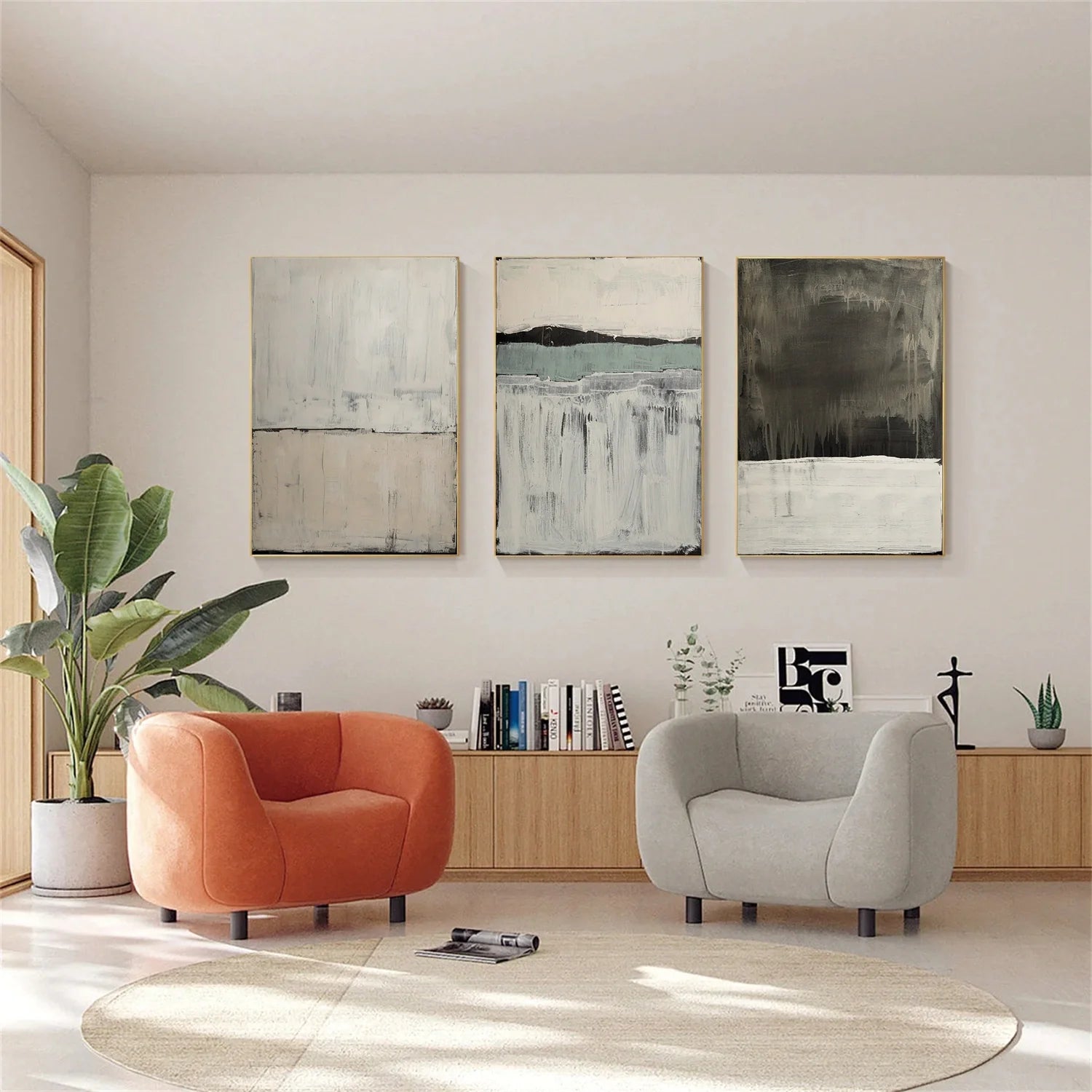 Wabi Sabi_Canvas Art Set of 3 #WA684