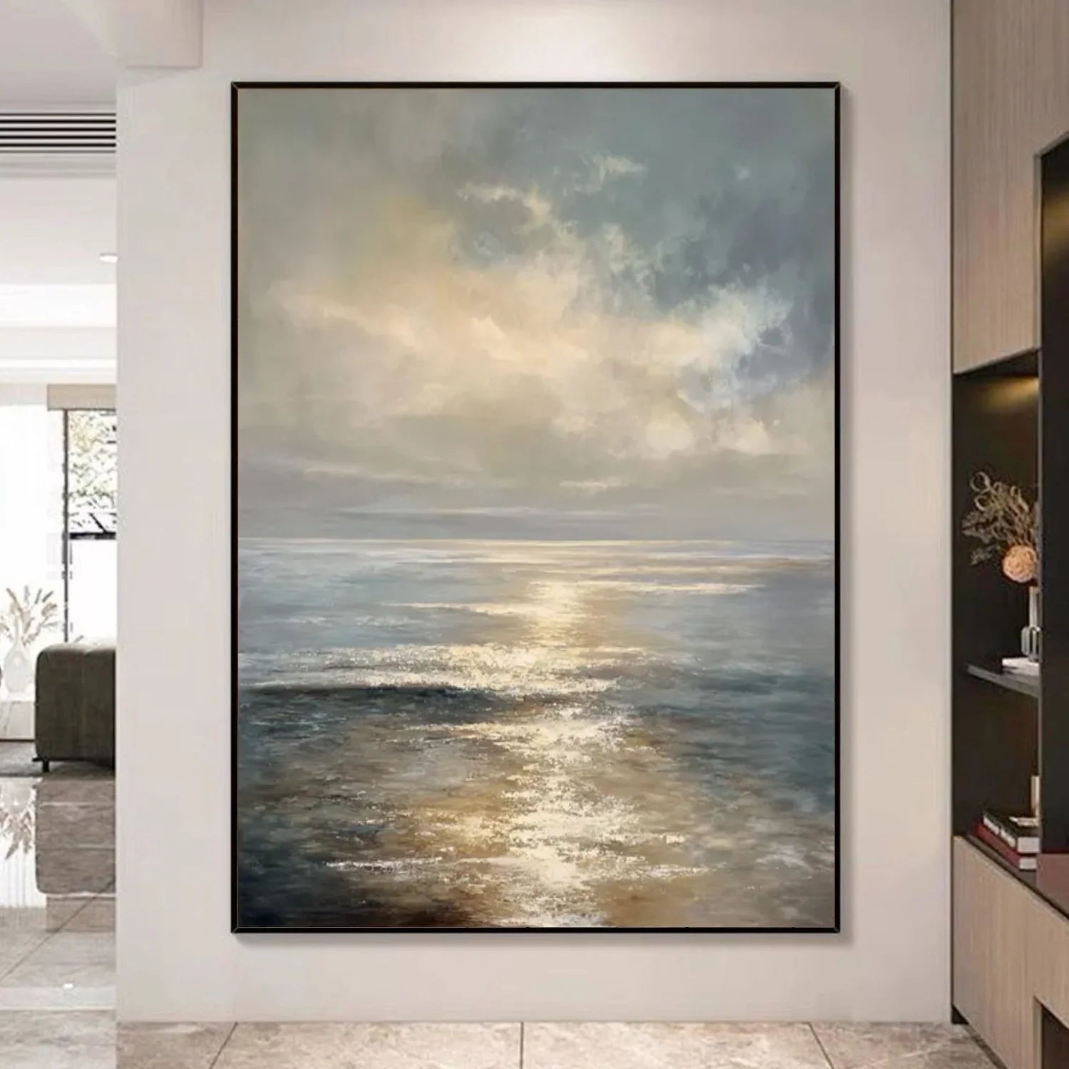 Sea & Sky Abstract_Wall Art #SK188