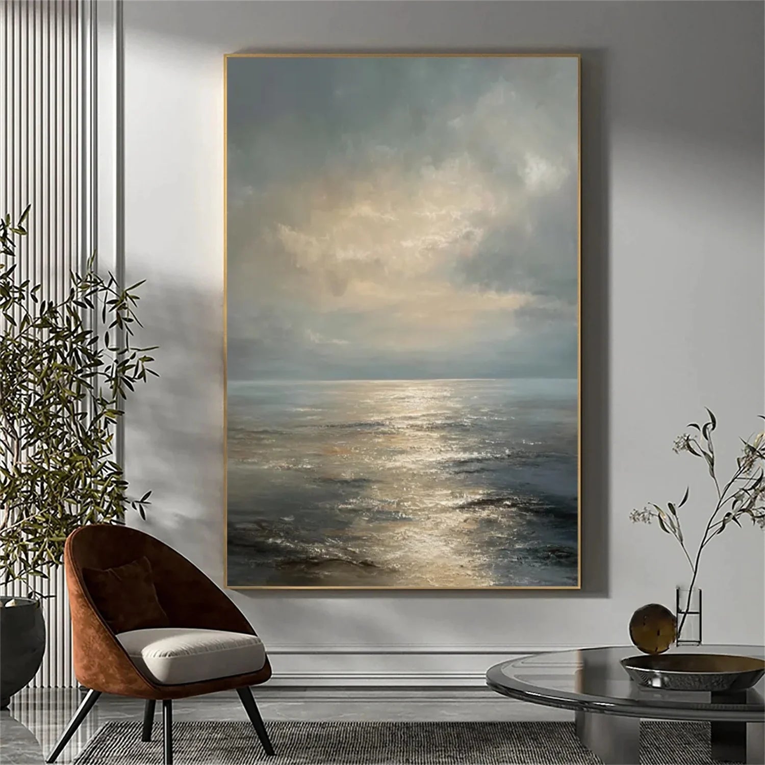 Sea & Sky Abstract_Wall Art #SK187