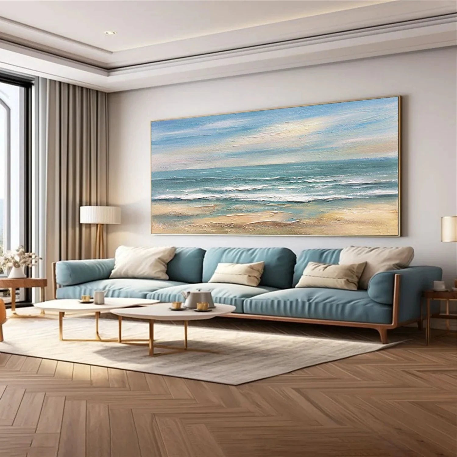 Sea & Sky Abstract_Wall Art #SK135