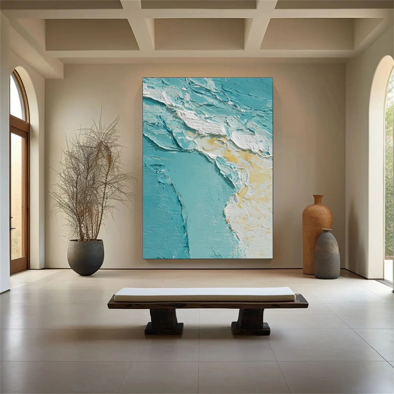 Sea & Sky Abstract_Textured_Wall Art #SK150