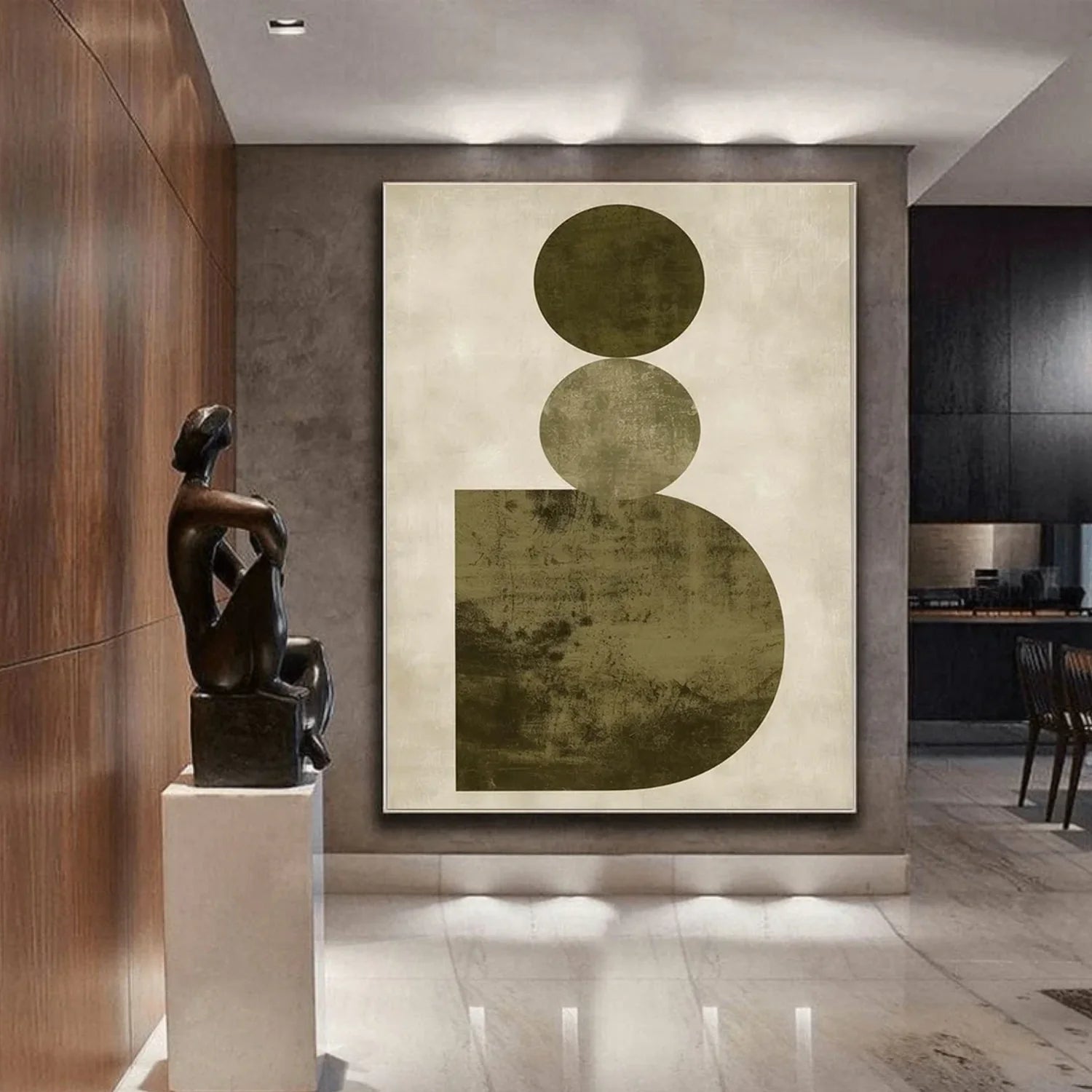 Abstract Canvas Art #WA744