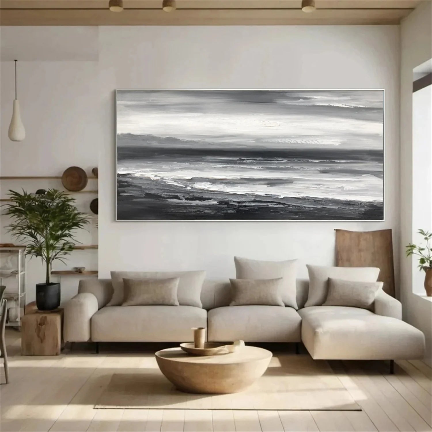 Sea & Sky Abstract_Textured_Wall Art #SK182
