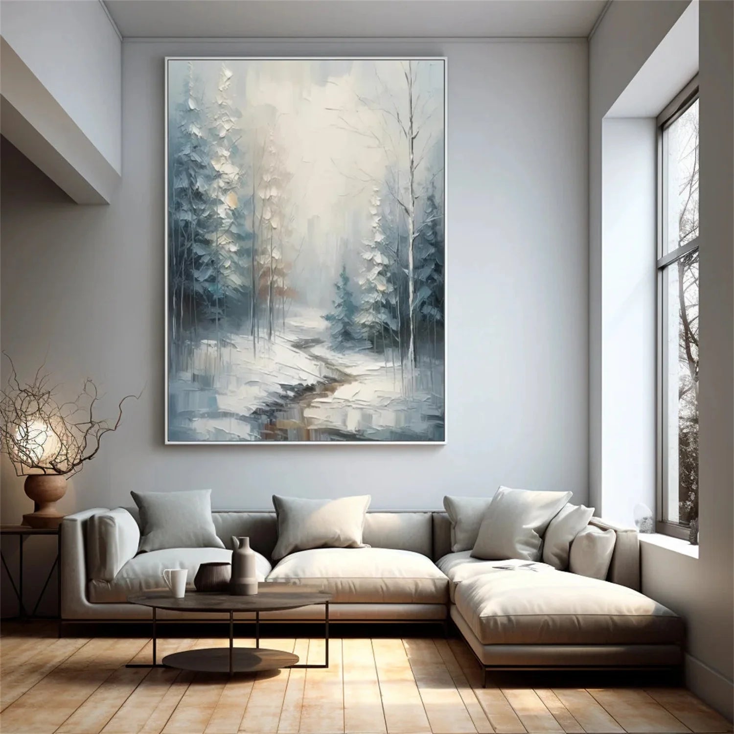 Flower & Tree Abstract_Wall Art #FT160