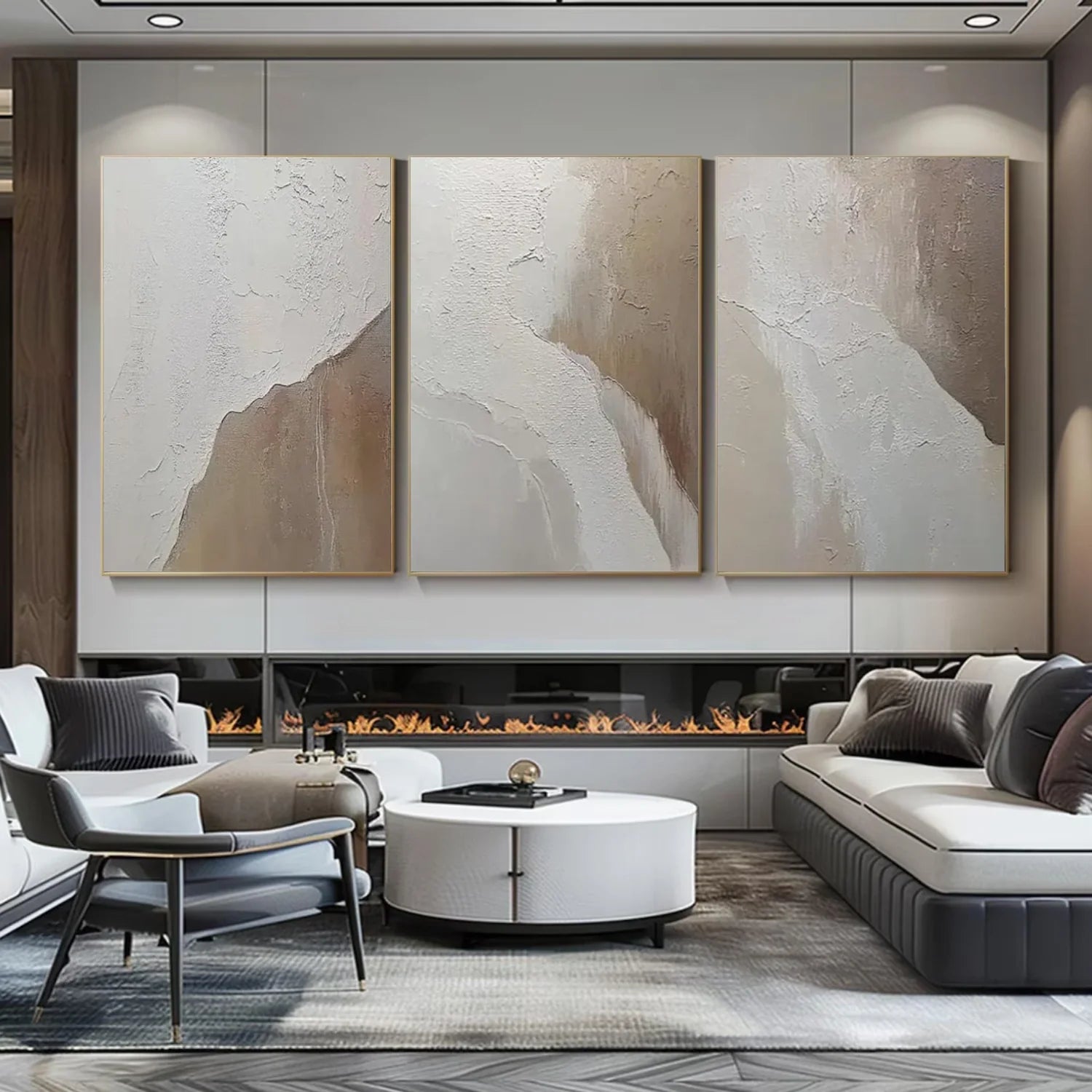 Abstract_Canvas Art Set of 3 #WA805