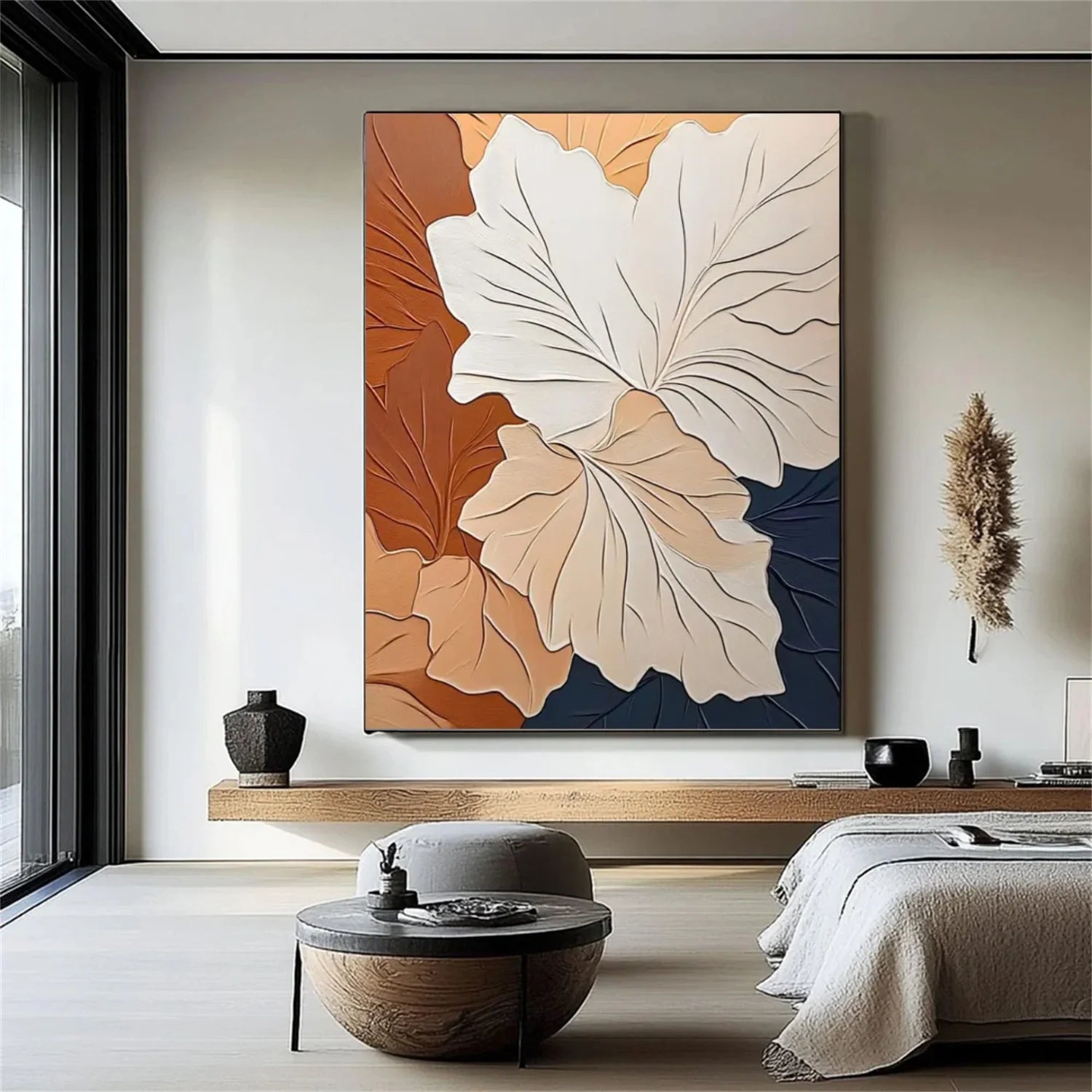 Flower & Tree Abstract_Wall Art #FT163