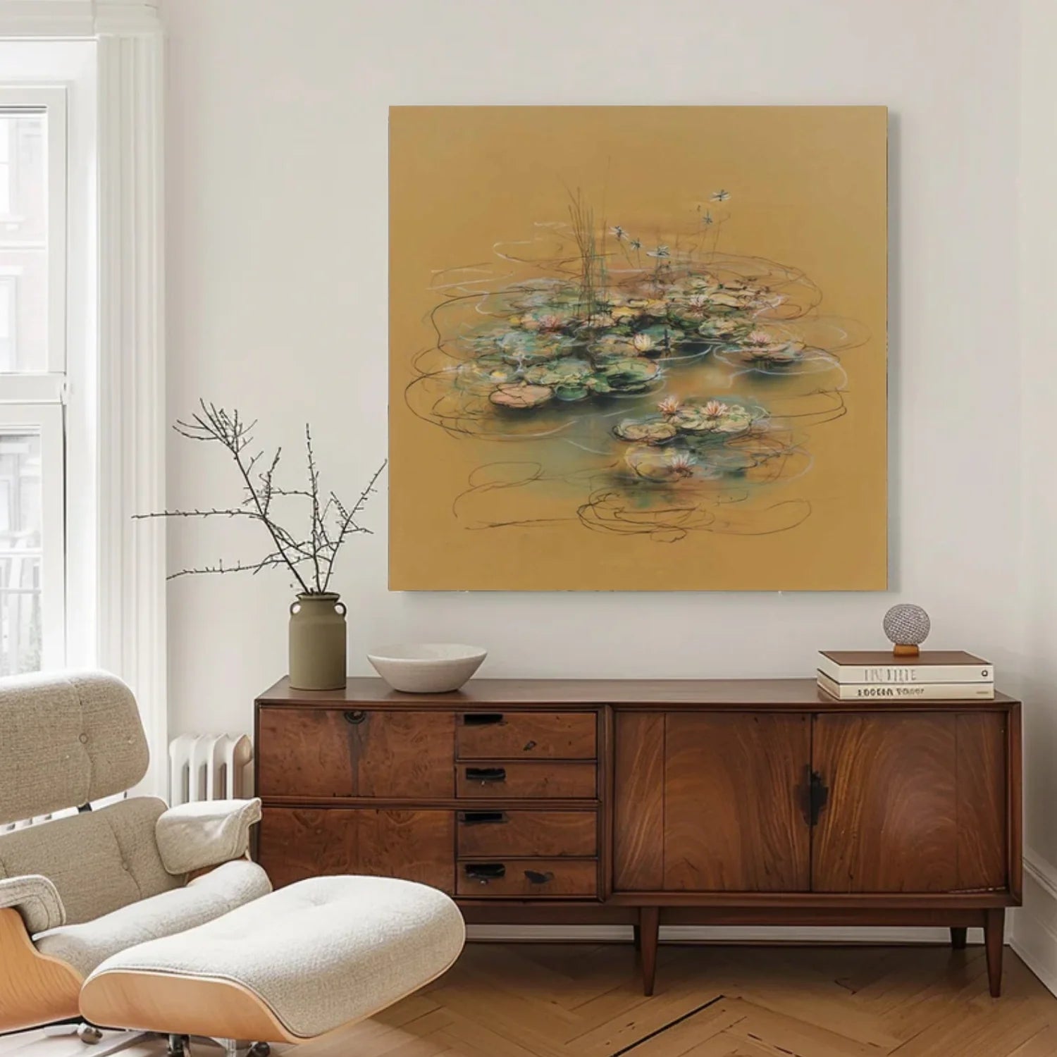 Flower & Tree Abstract_Wall Art #FT174