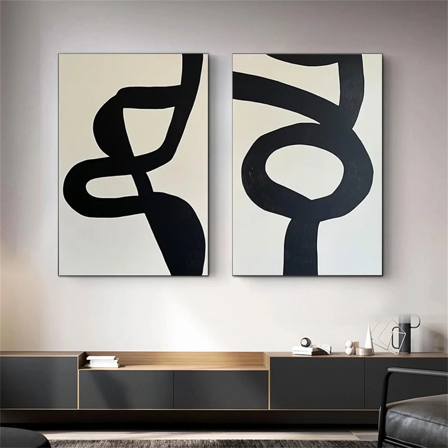 Abstract Tranquility Set of 2 #WA556