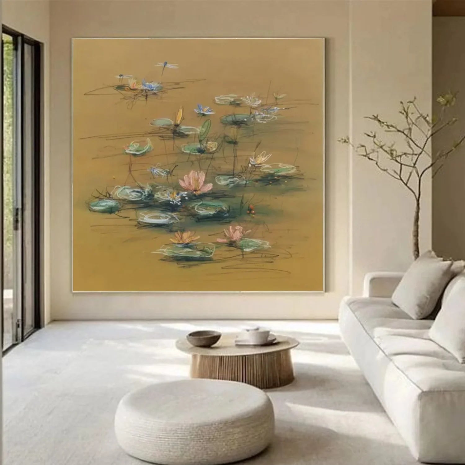 Flower & Tree Abstract_Wall Art #FT176