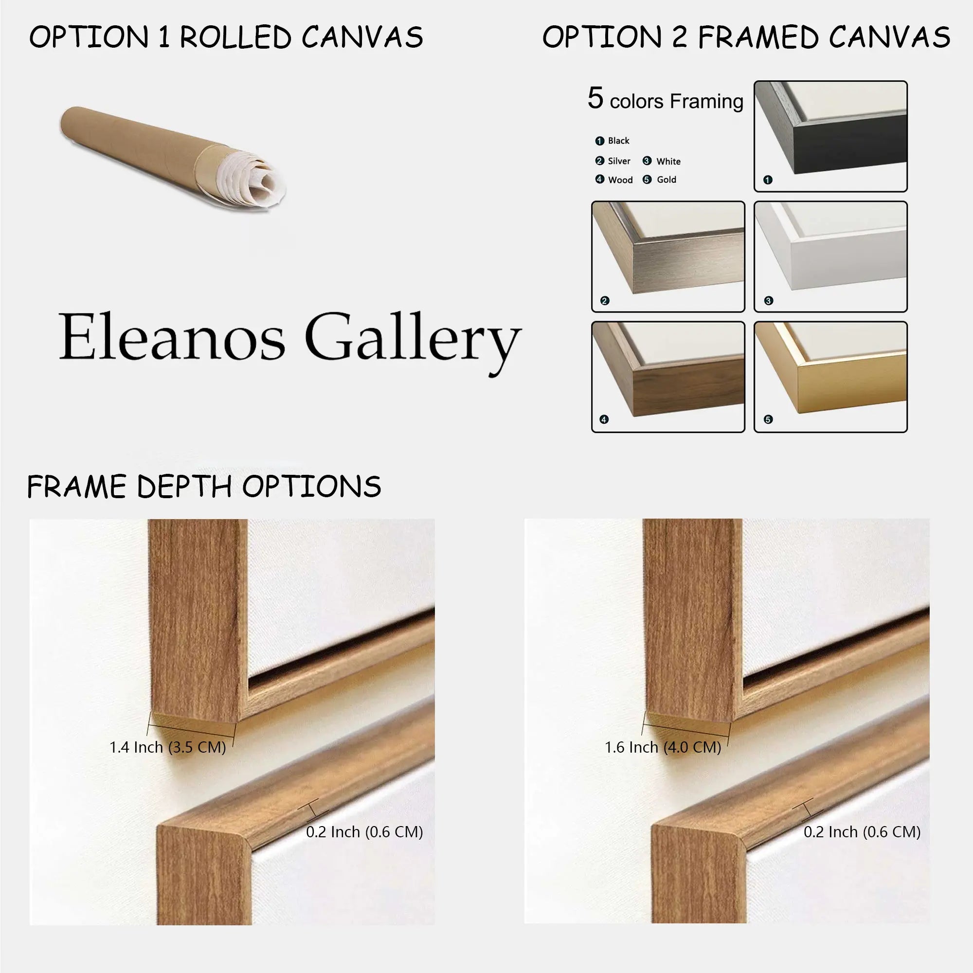 FRAMLESS(STRETCHED ONLY)- SET OF 2 FOR ORDER 2192