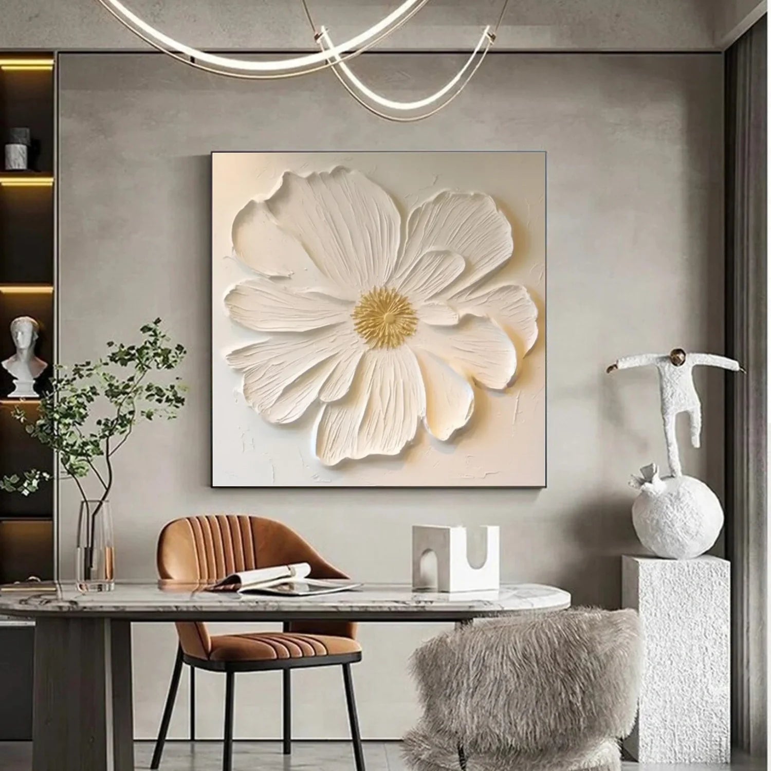 Flower & Tree Abstract Wall Art #FT091