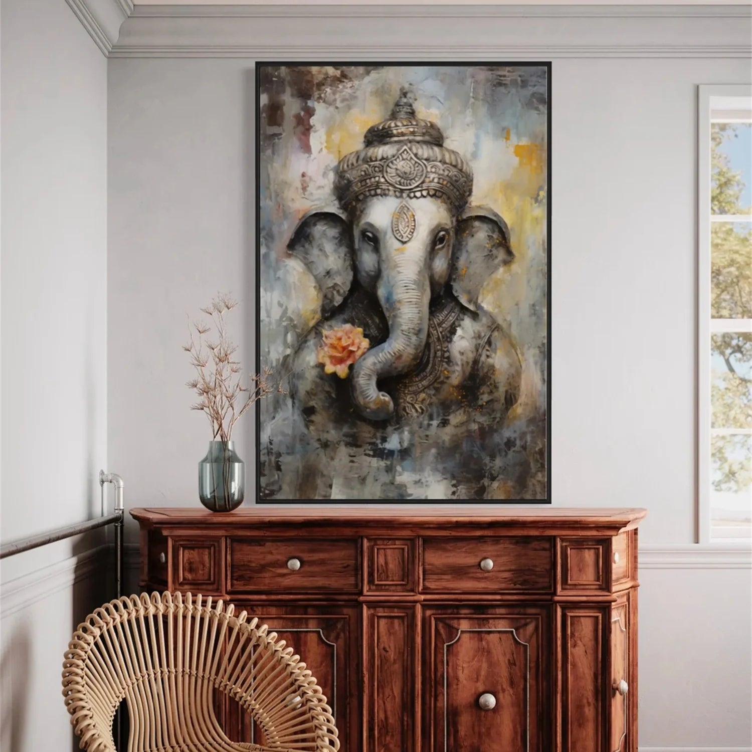 Colorful Abstract Animal Wall Art #AM059