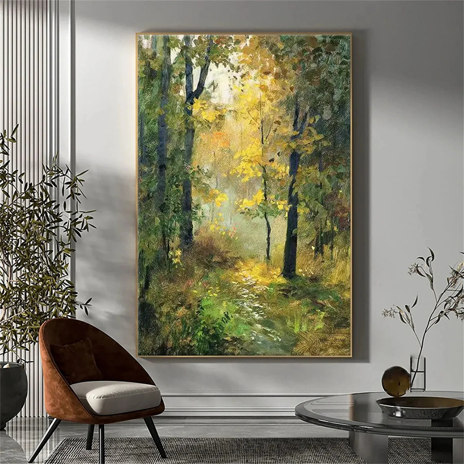 Flower & Tree Abstract Wall Art #FT142