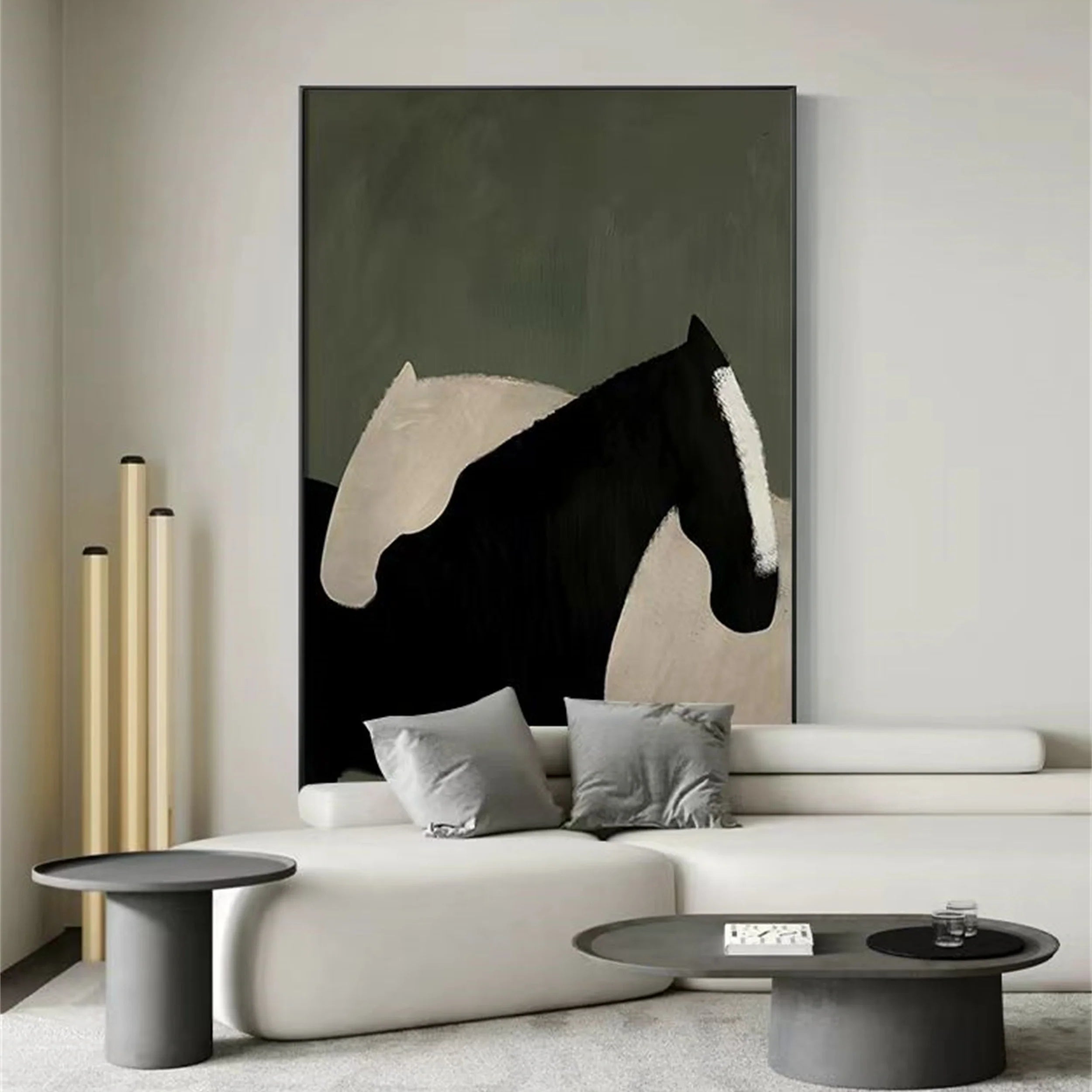 Colorful Horse Abstract Animal Wall Art #AM033