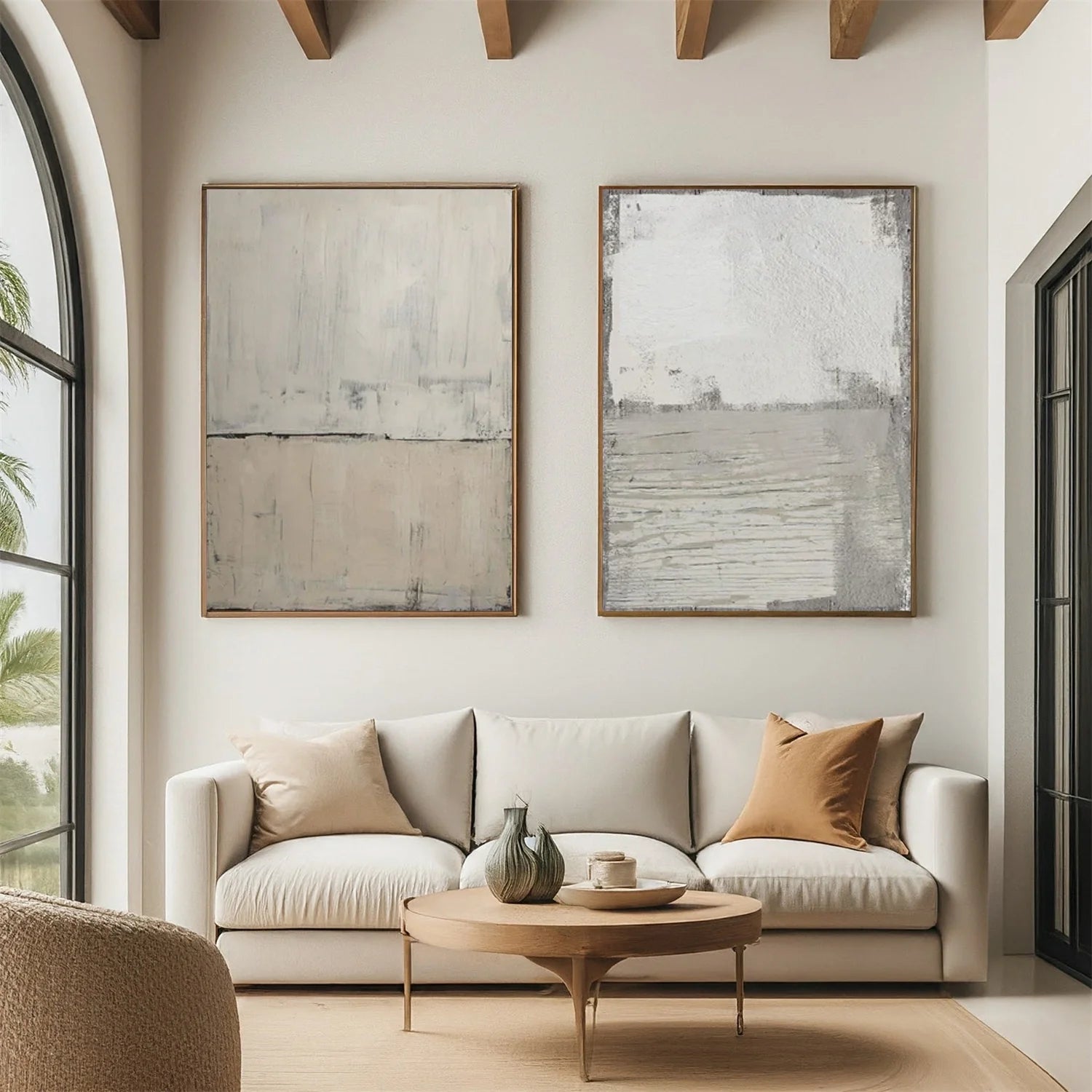 Wabi Sabi Canvas Art Set of 2 #WA725