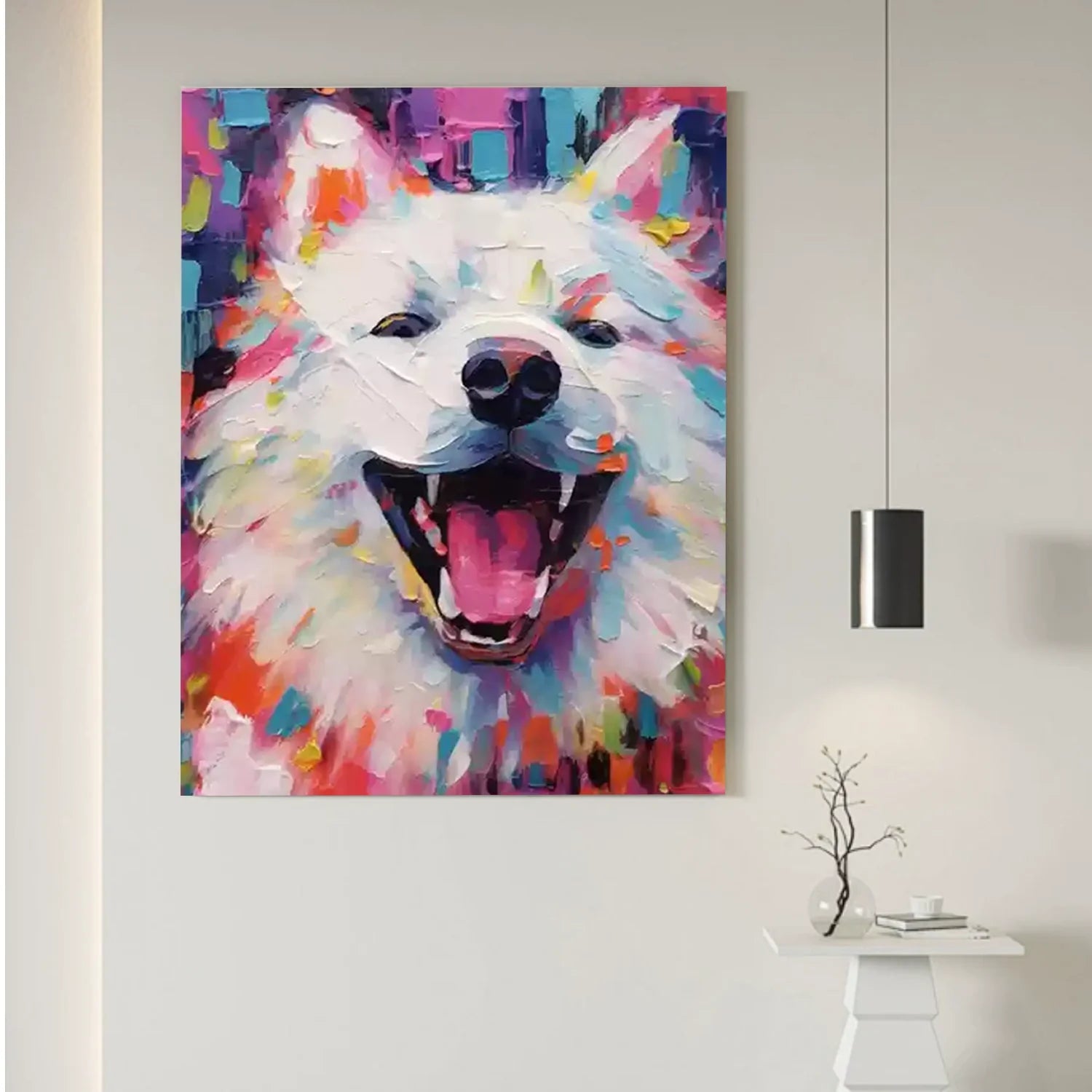 Abstract Animal Dog Wall Art #AM114