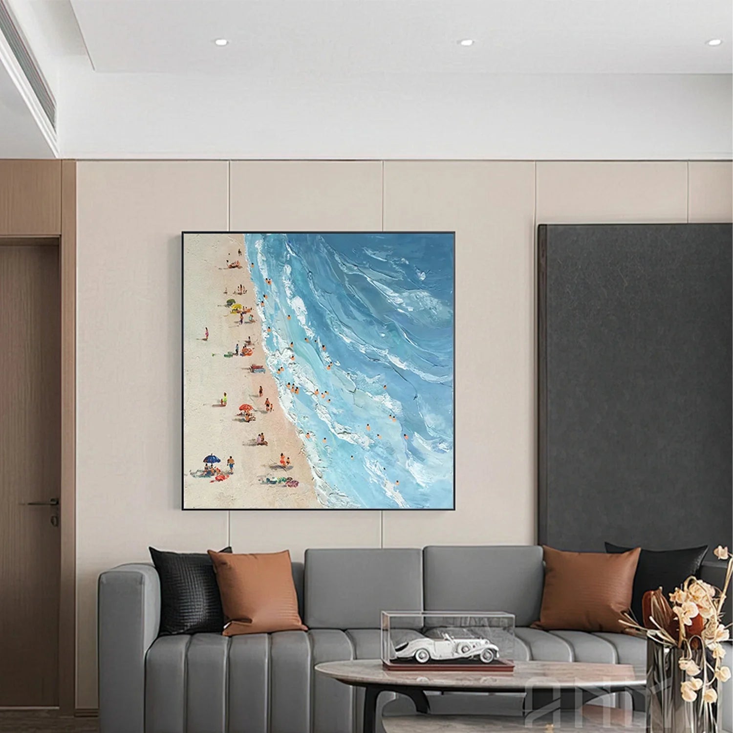 Swimming Sport_Textured Wall Art #AS026