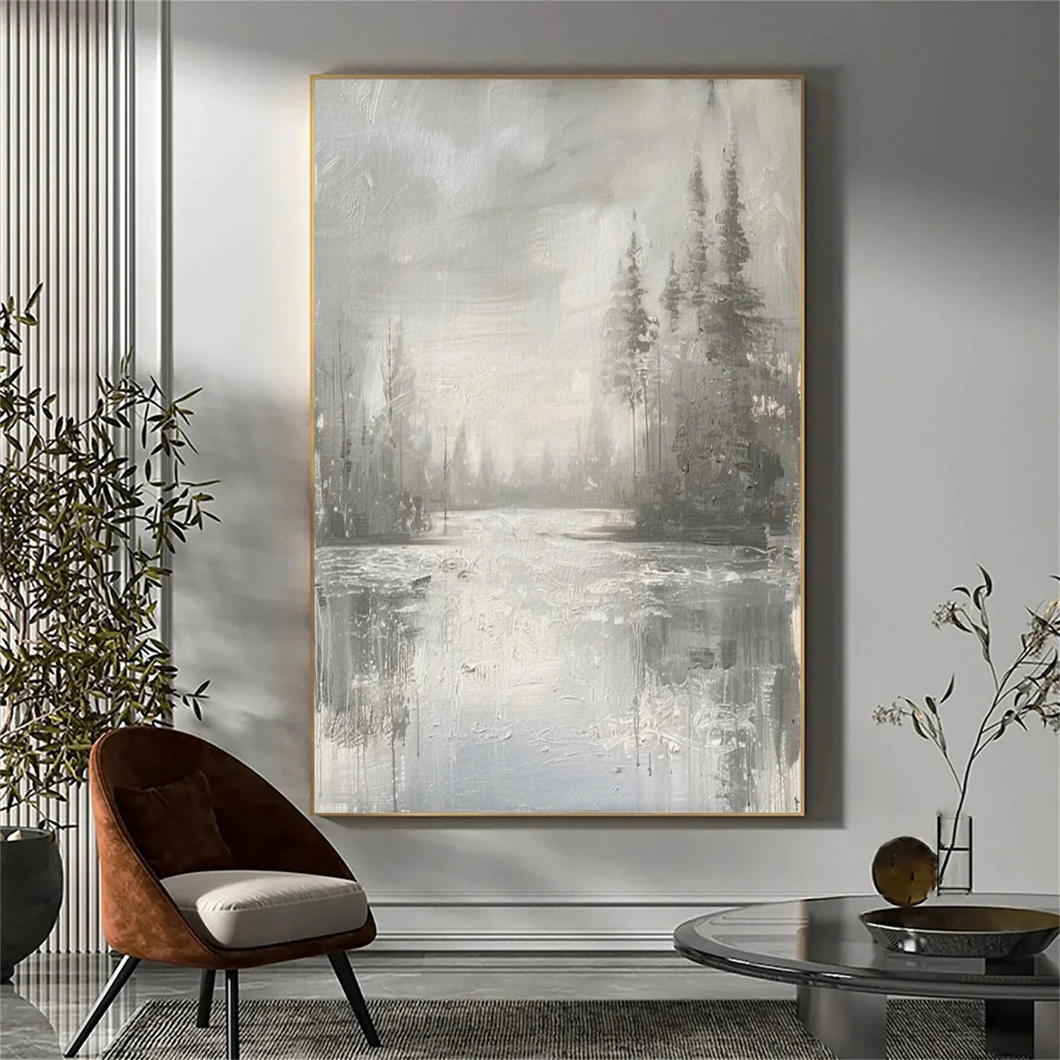 Flower & Tree Abstract_Wall Art #FT177