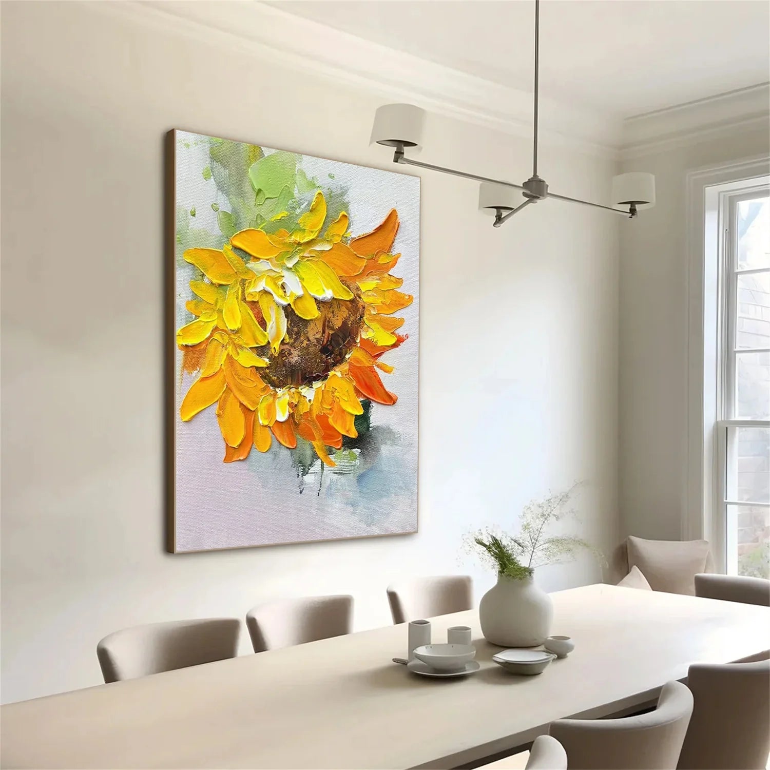 Flower & Tree Abstract_Textured Wall Art #FT122