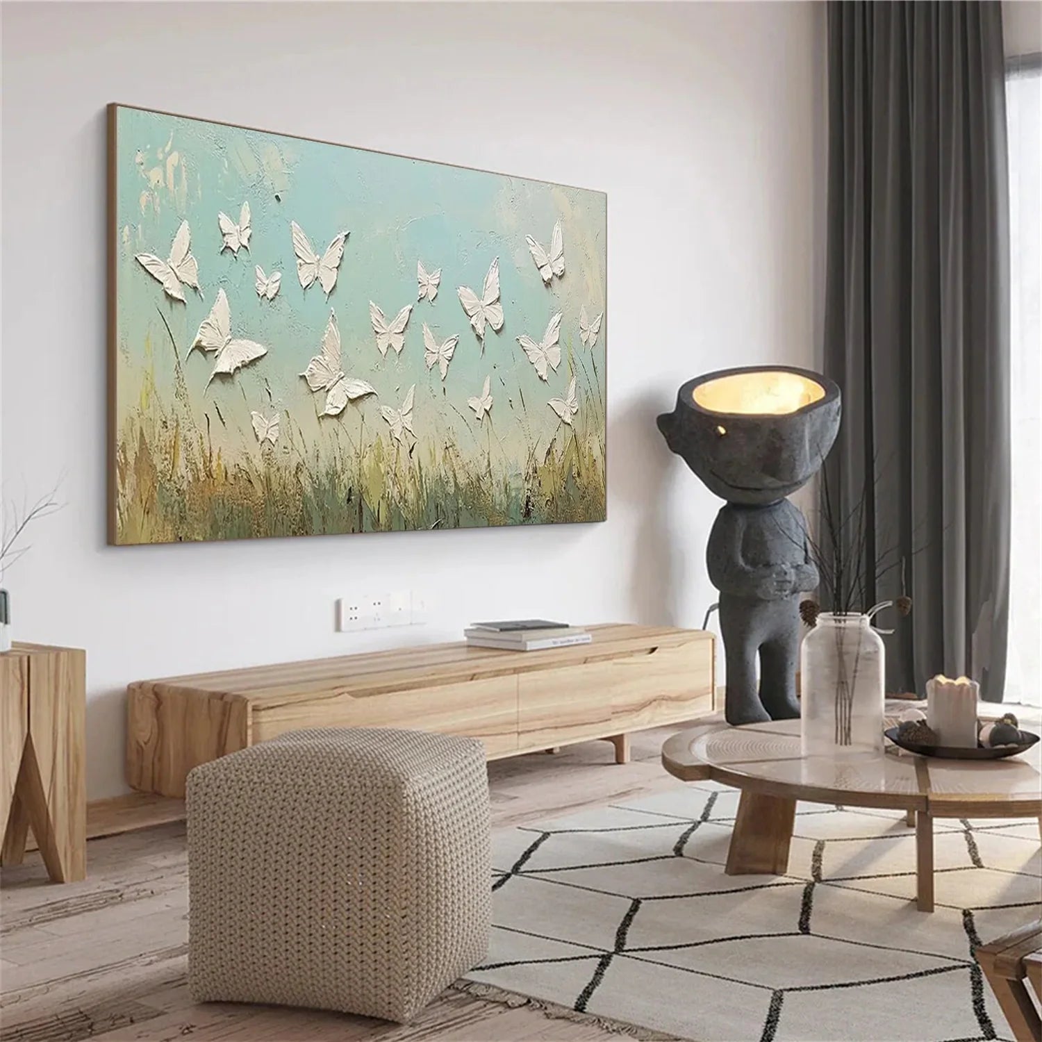 Flower & Tree Abstract Wall Art #FT118