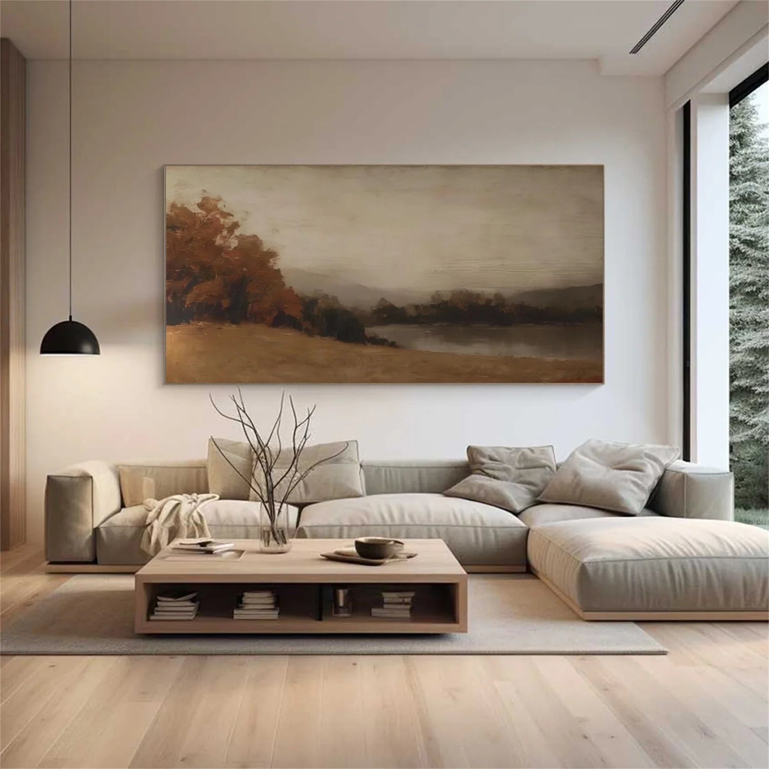 Flower & Tree Abstract_Wall Art #FT165