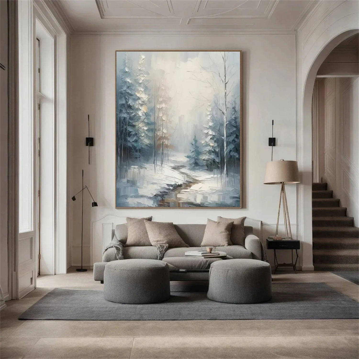 Flower & Tree Abstract_Wall Art #FT160