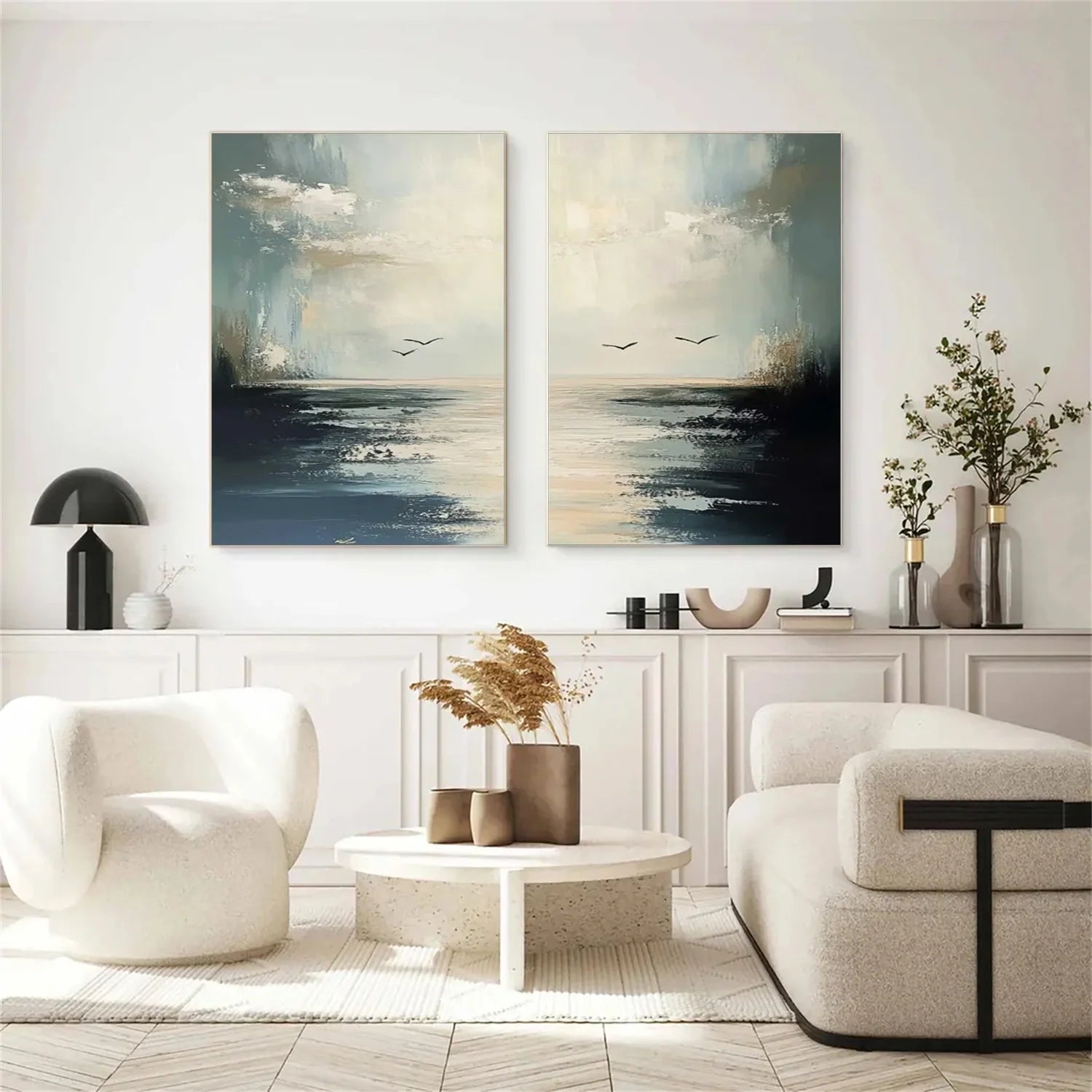 Sea & Sky Abstract_Wall Art #SK129