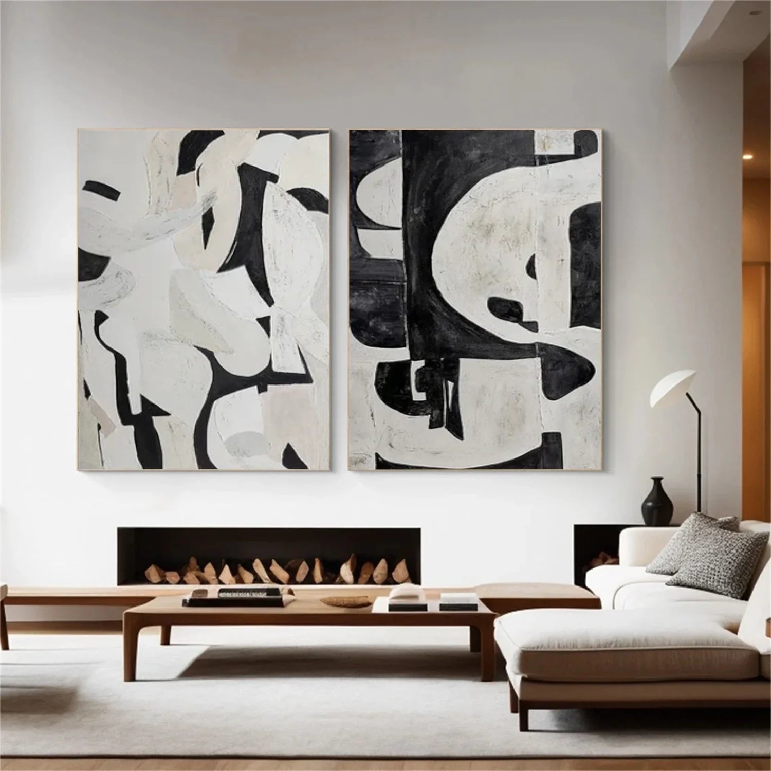 Minimalist_Canvas Art Set of 2 #MD265