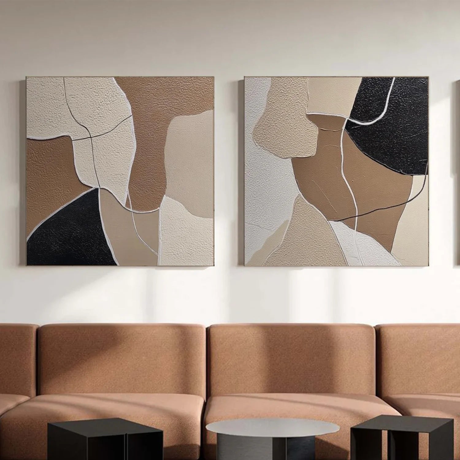Abstract_Canvas Art Set of 2 #WA807