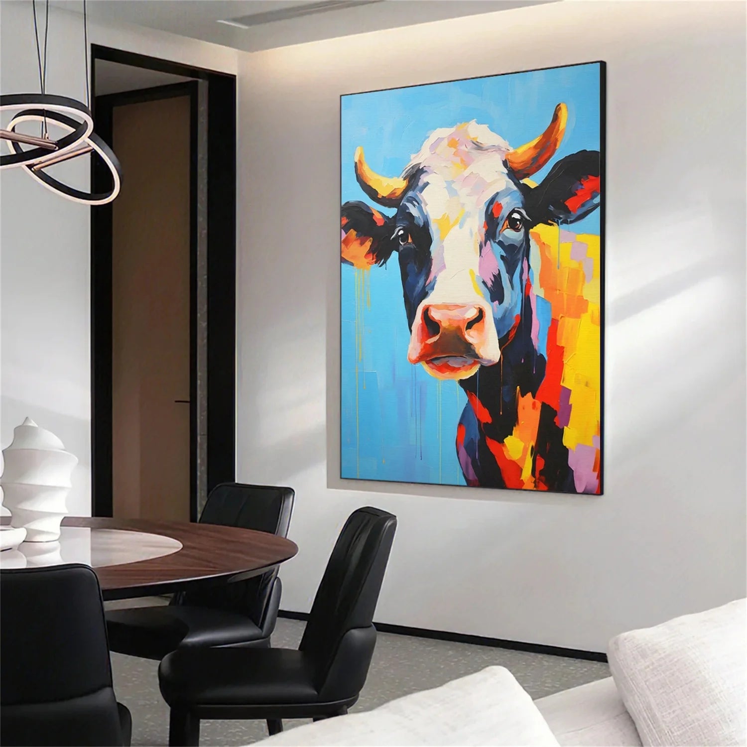 Colorful Abstract Animal Wall Art #AM086