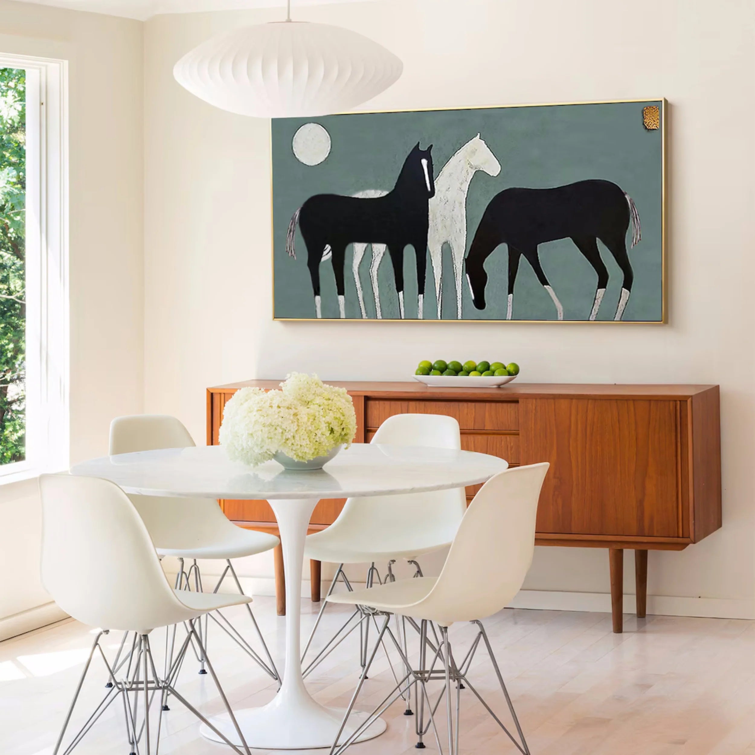 Colorful Horse Abstract Animal Wall Art #AM003