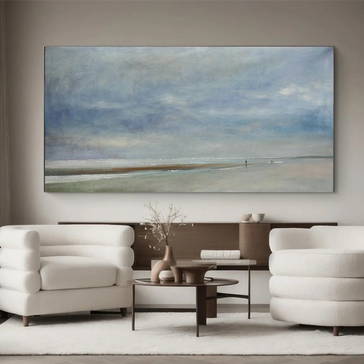 Sea & Sky Abstract Wall Art #SK163