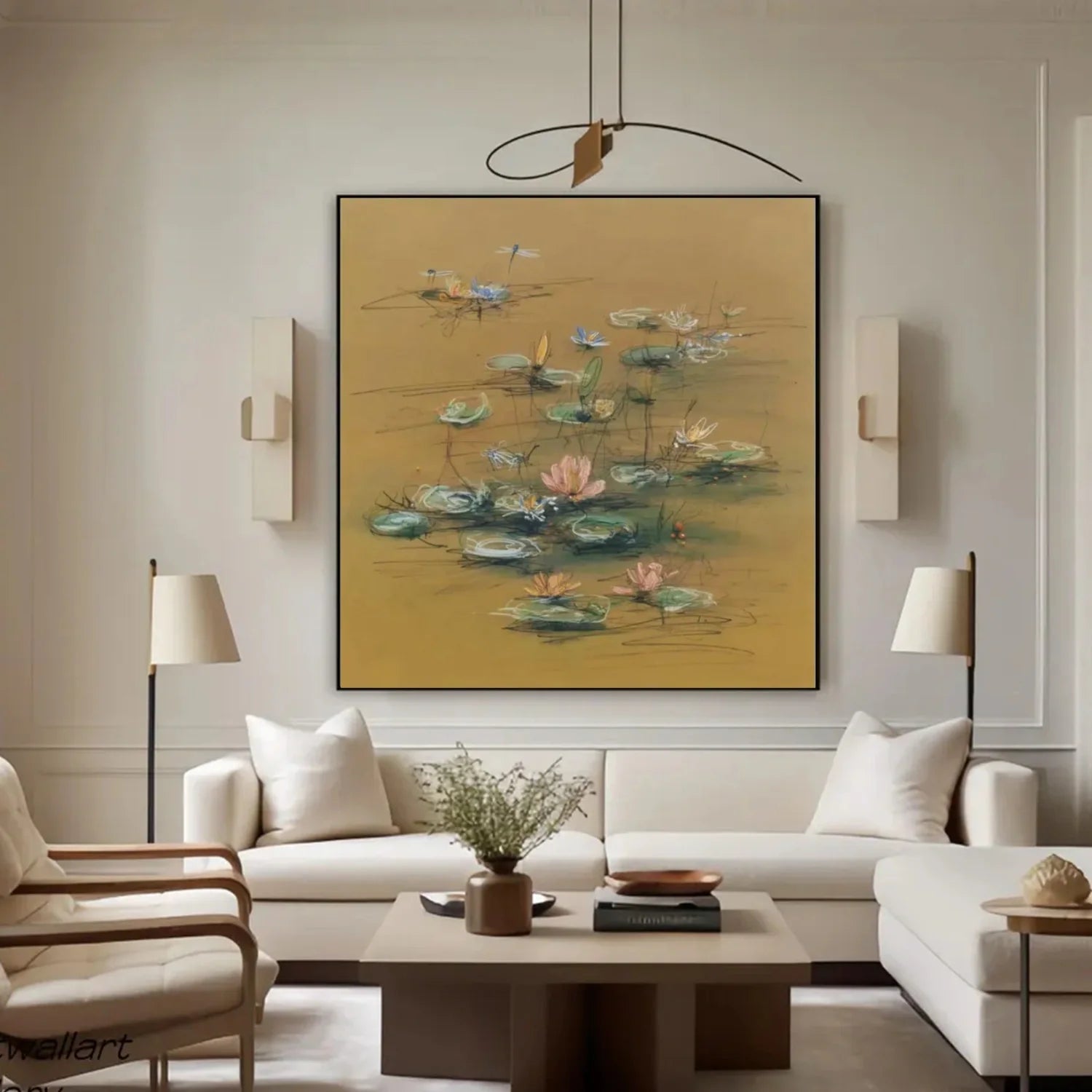 Flower & Tree Abstract_Wall Art #FT176