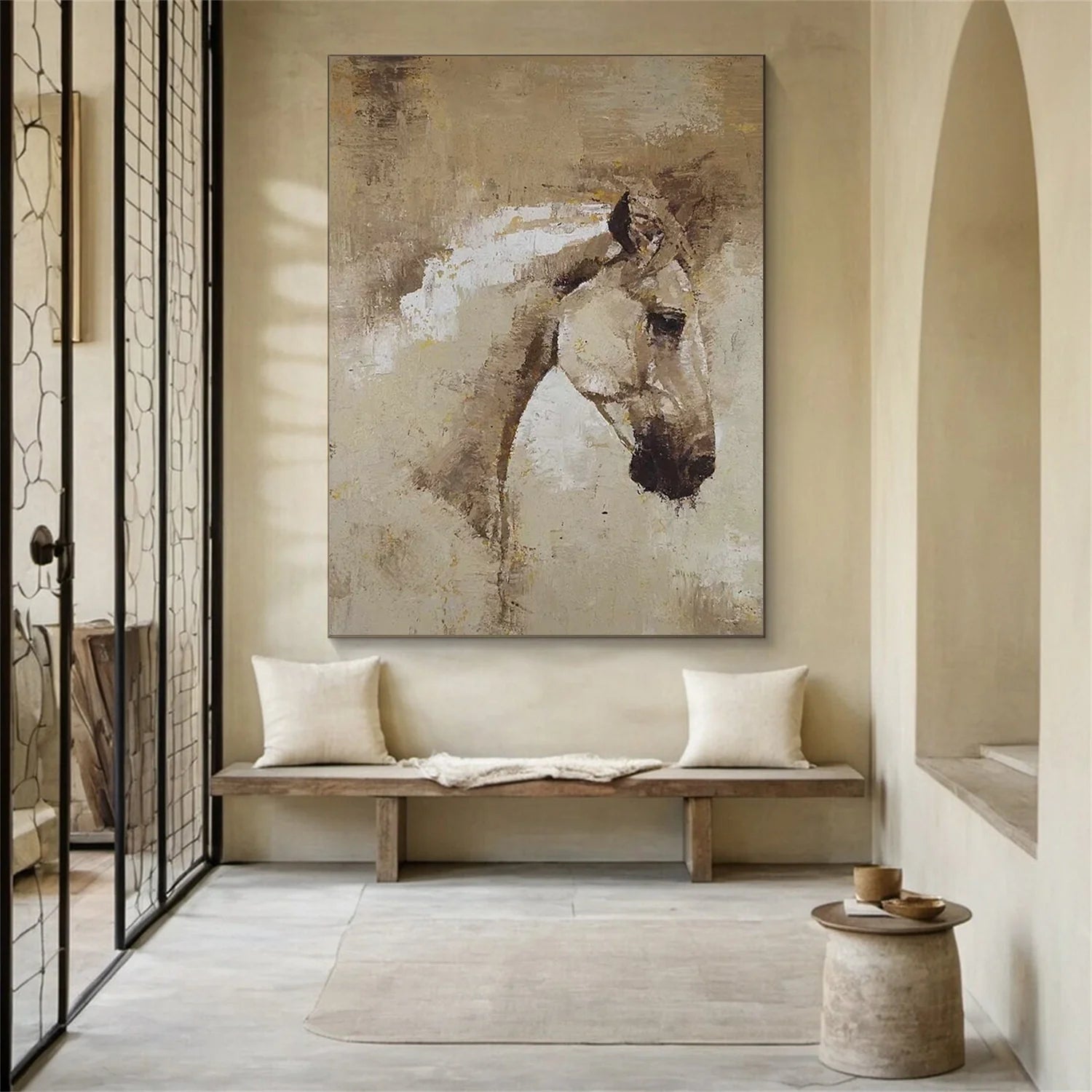 Abstract Animal Horse Wall Art #AM119