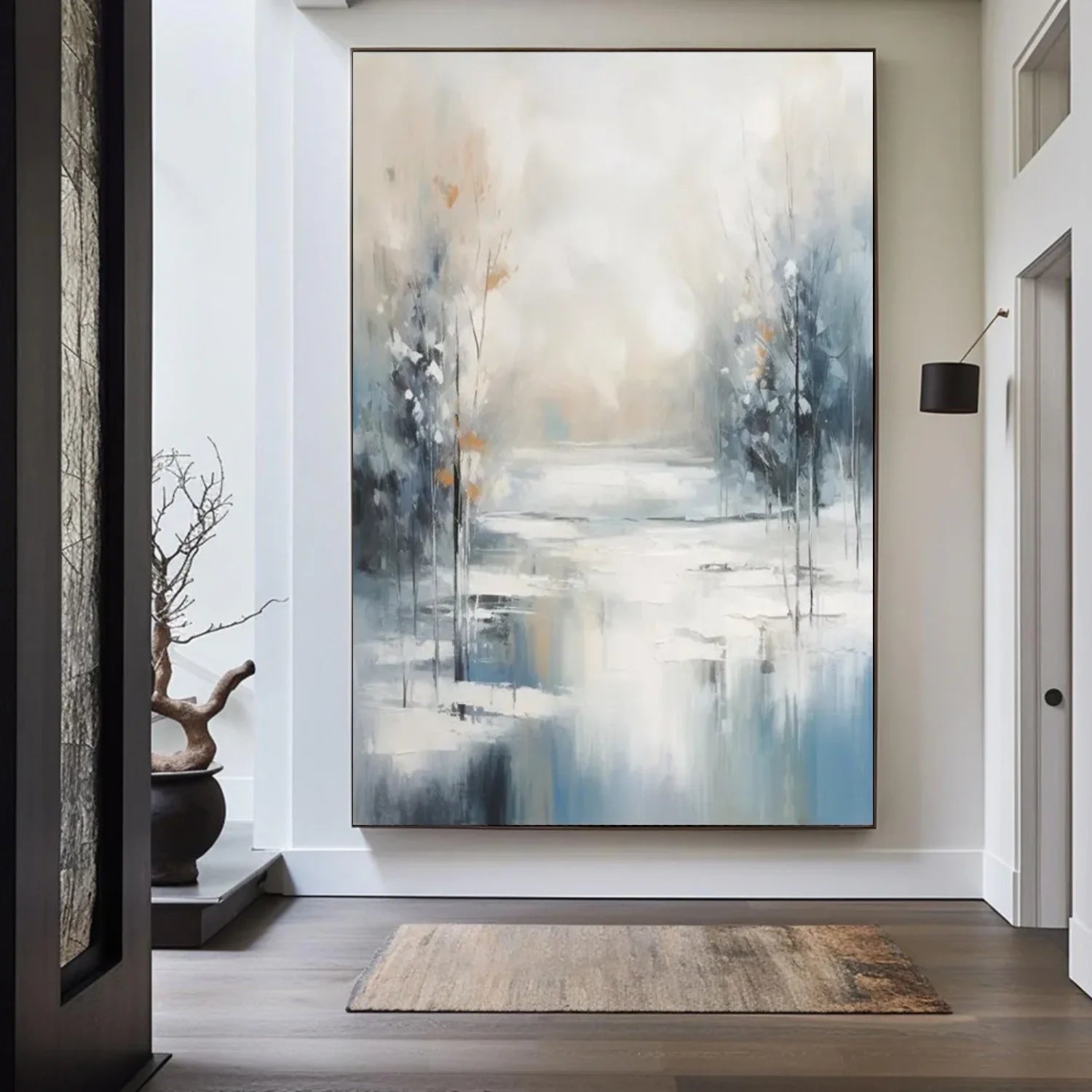 Flower & Tree Abstract_Wall Art #FT161