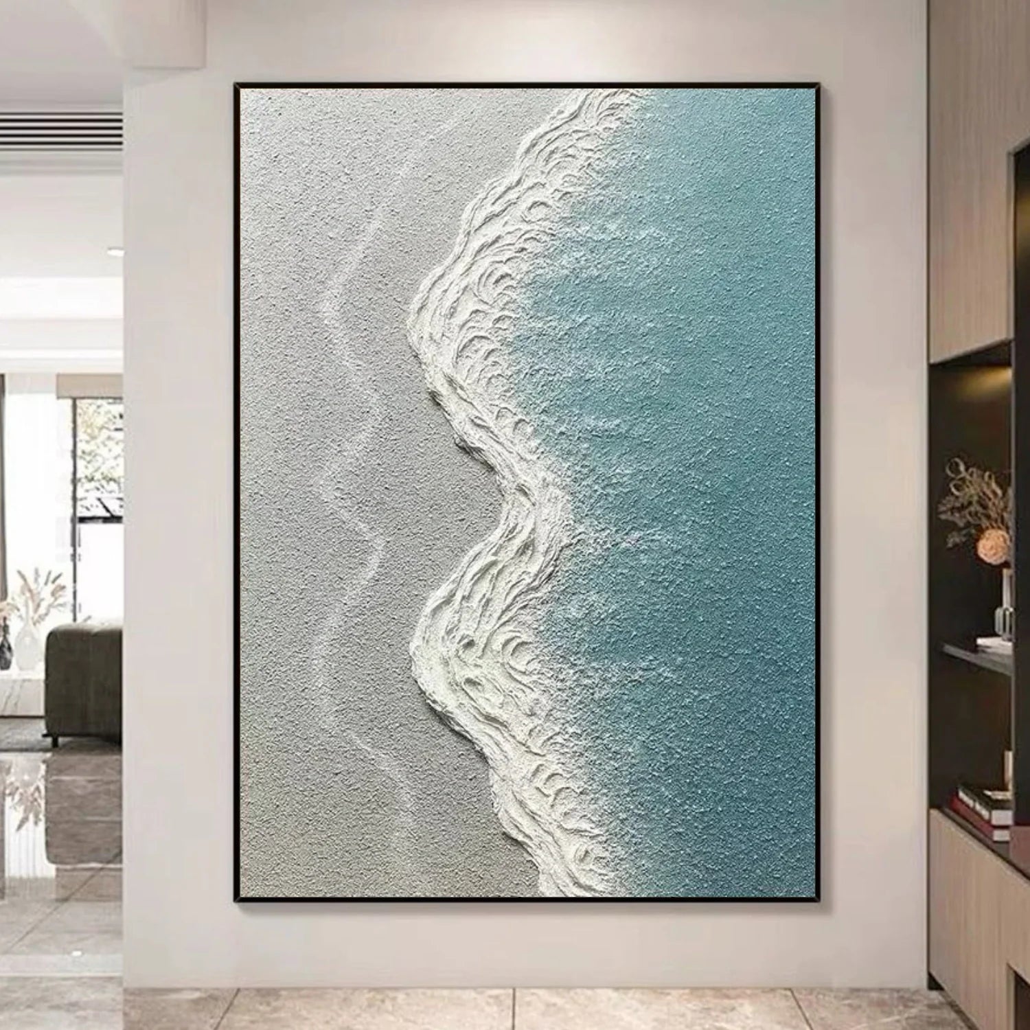 Sea & Sky Abstract_Textured_Wall Art #SK171