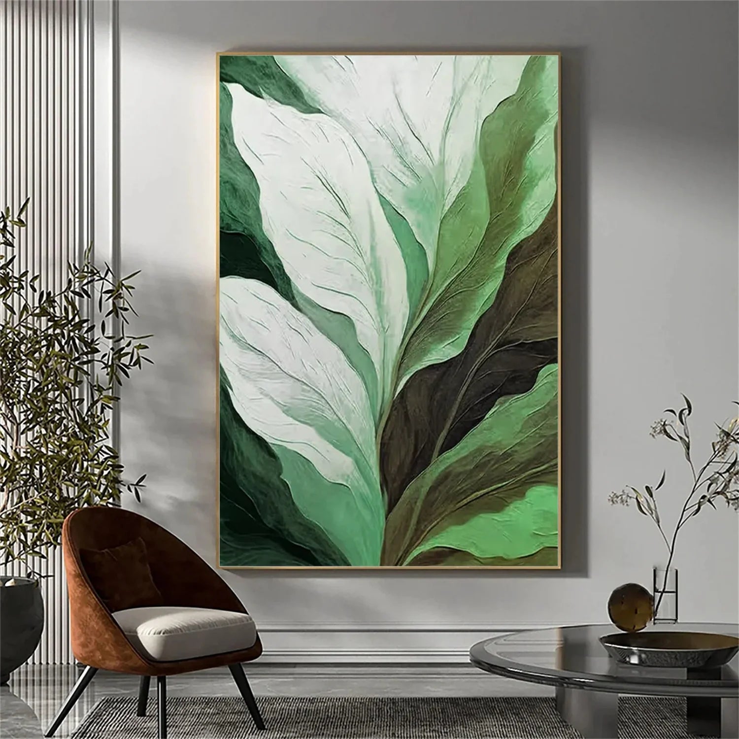 Flower & Tree Abstract Wall Art #FT116