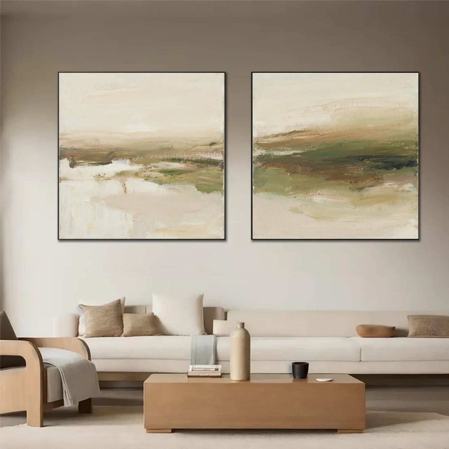 Wabi Sabi Canvas Art Set of 2 #WA756